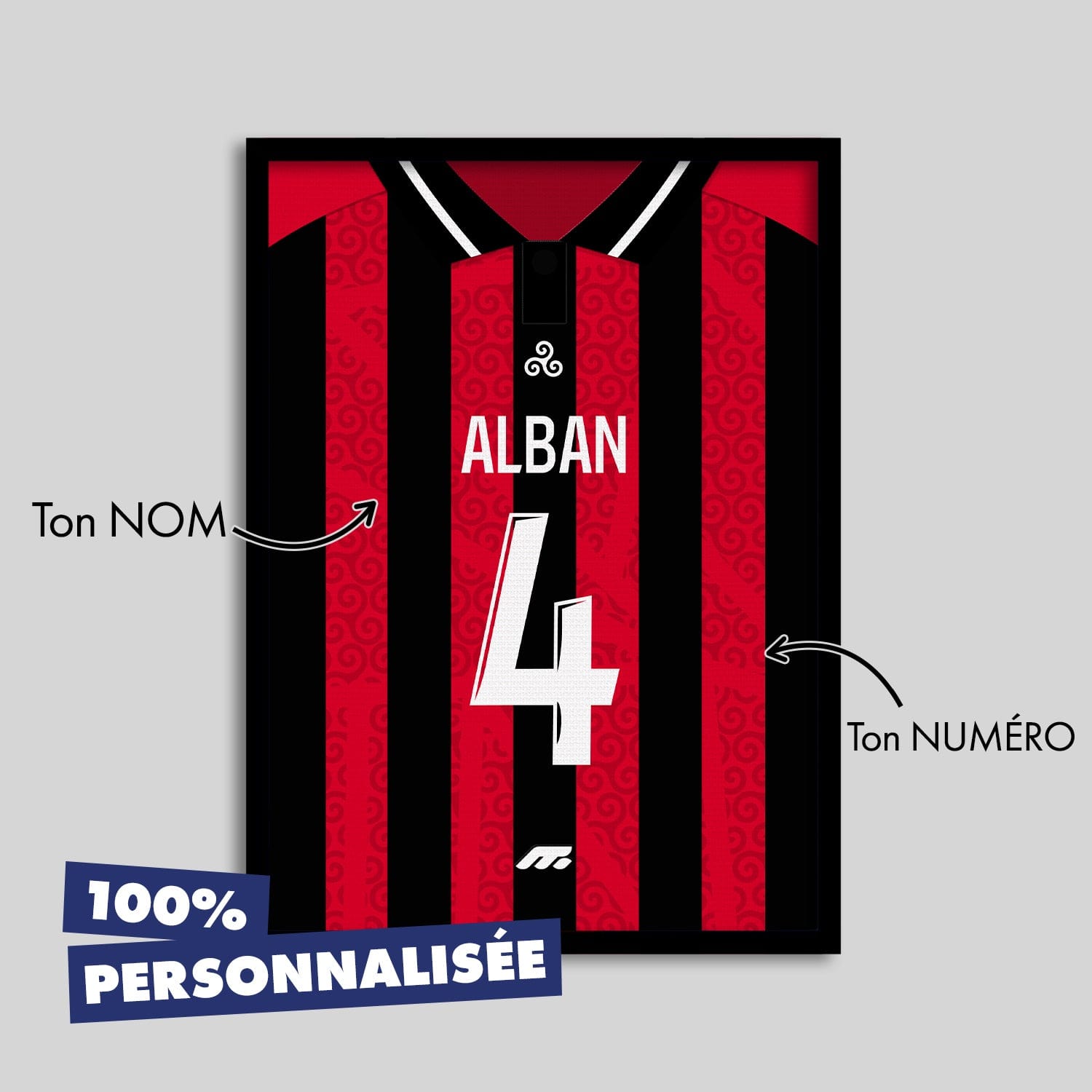 Affiche GUINGAMP football personnalisable à imprimer