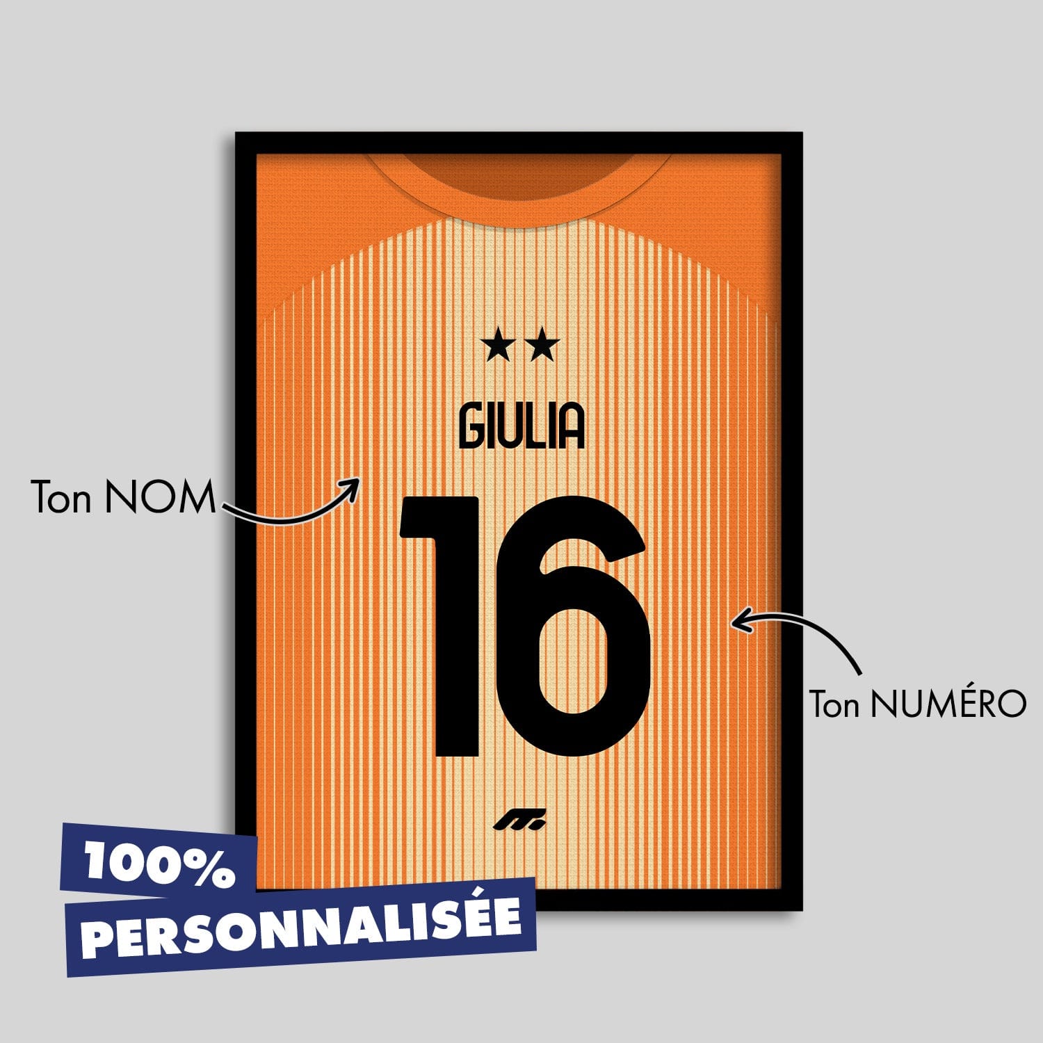 Affiche Inter Milan football personnalisable à imprimer