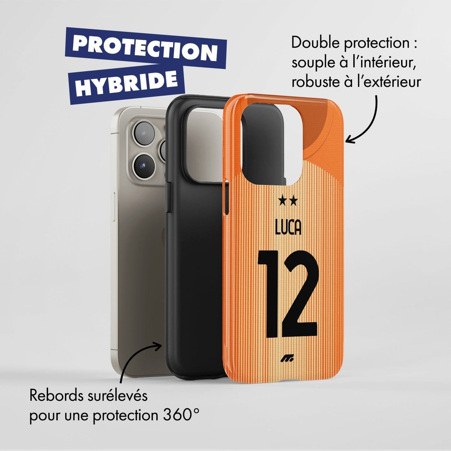 Coque Inter Milan football personnalisable pour téléphone