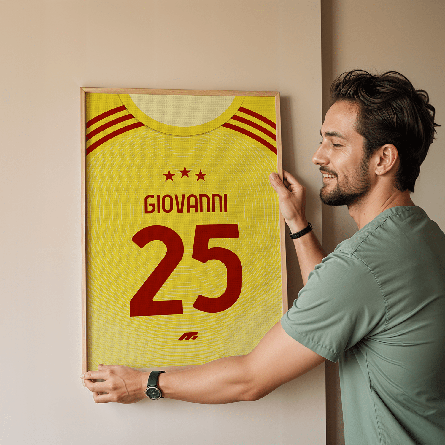 Affiche Juventus Turin football personnalisable à imprimer