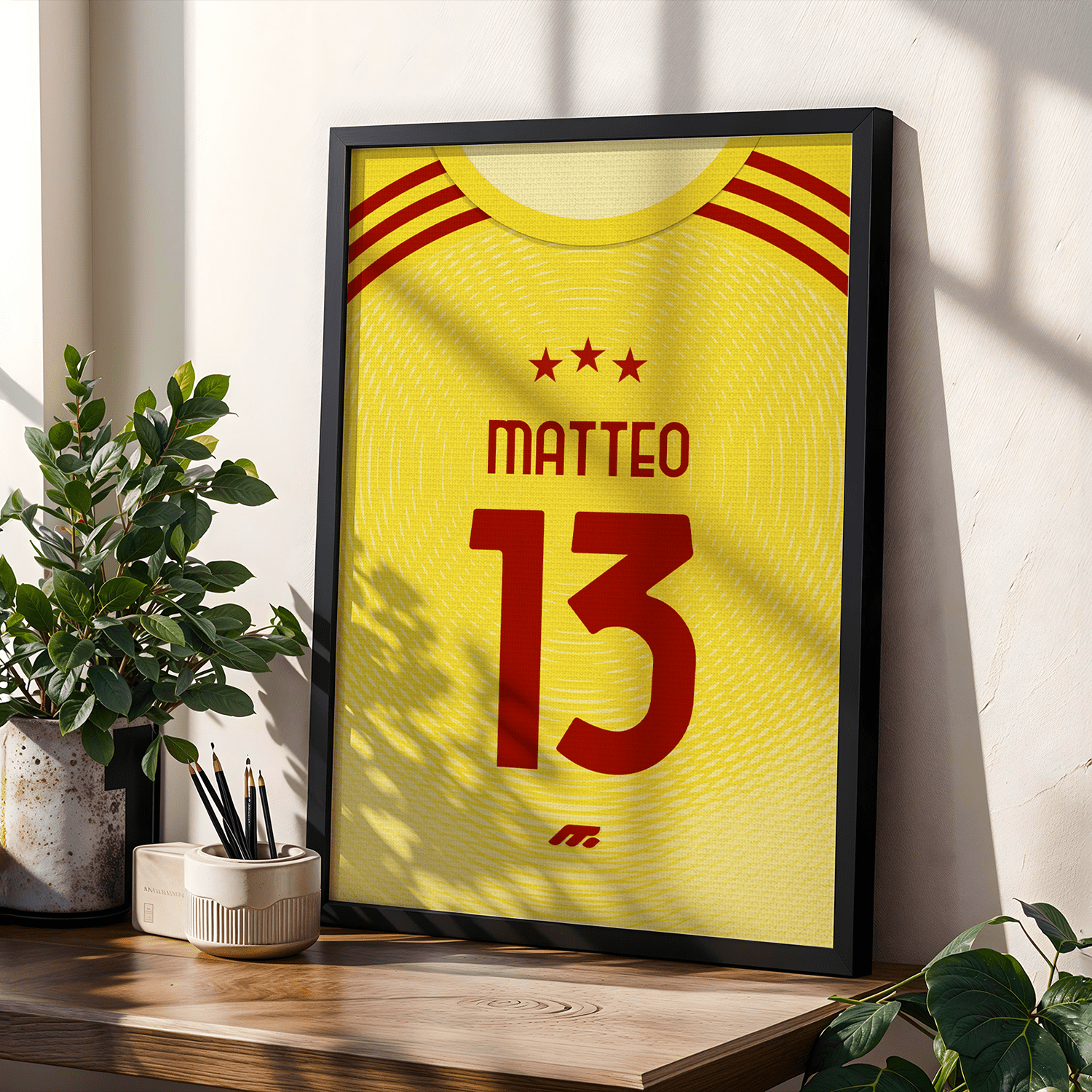 Affiche Juventus Turin football personnalisable à imprimer