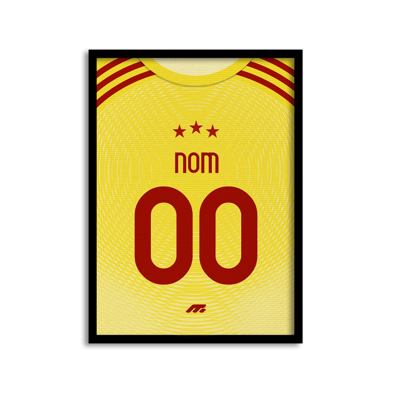 Affiche Juventus Turin football personnalisable à imprimer