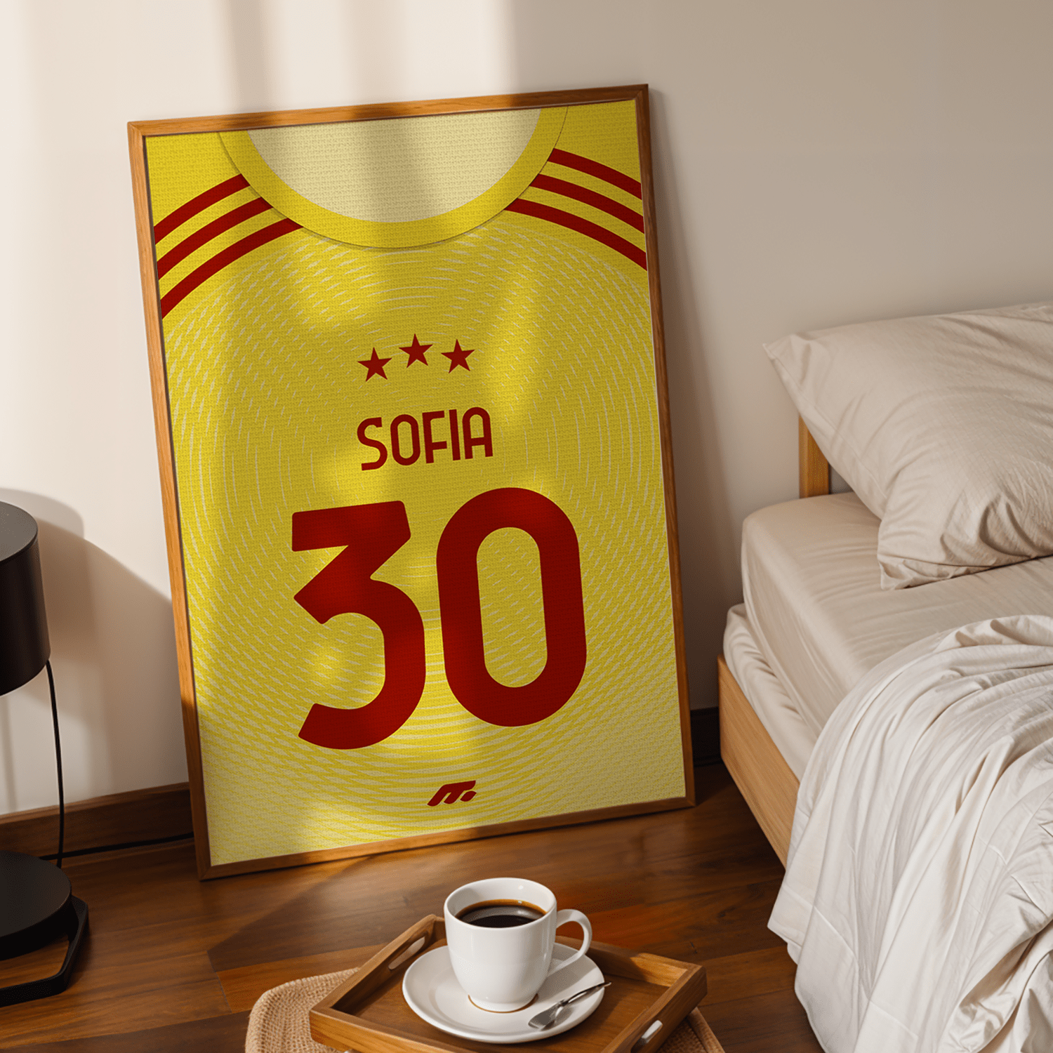 Affiche Juventus Turin football personnalisable à imprimer