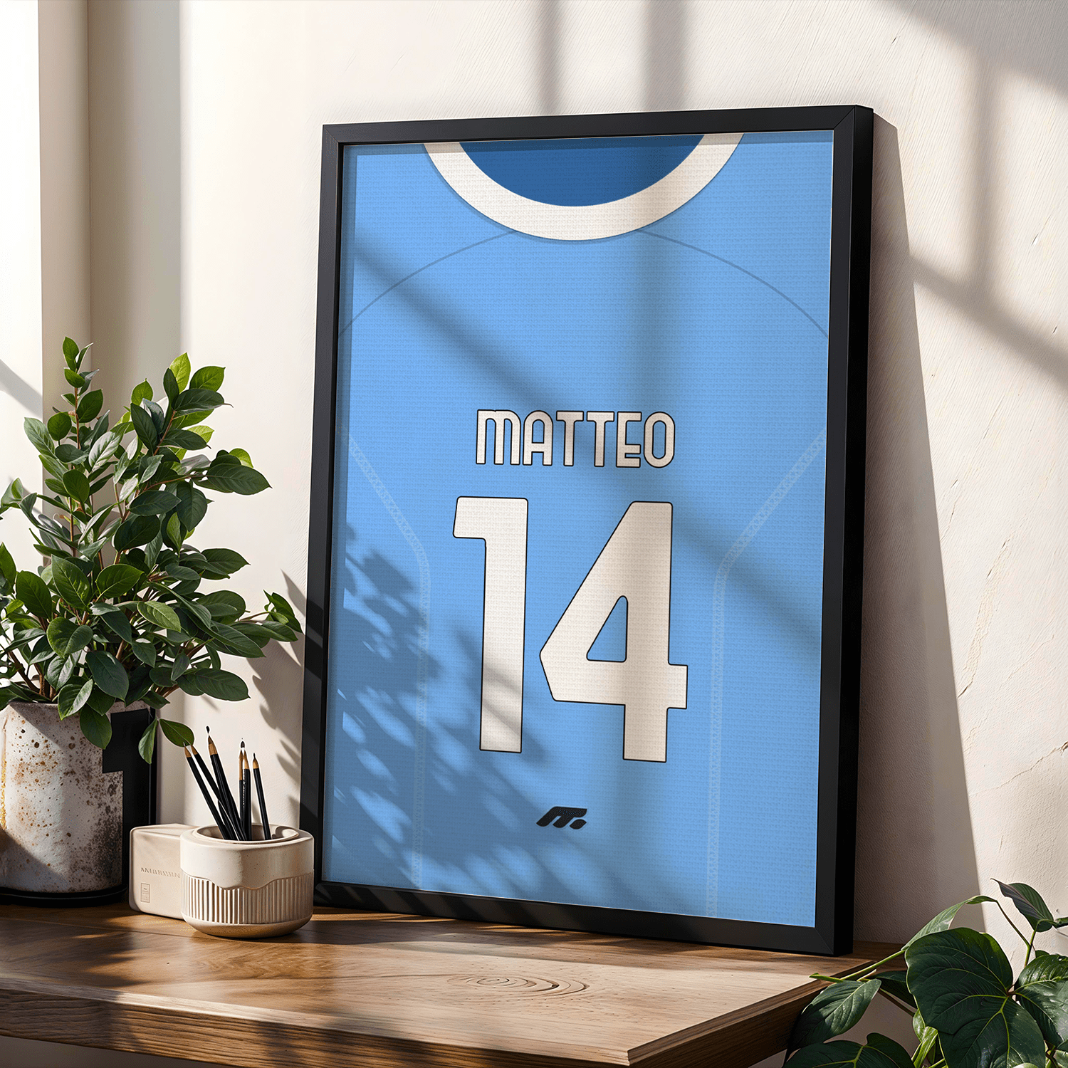 Affiche LAZIO football personnalisable à imprimer