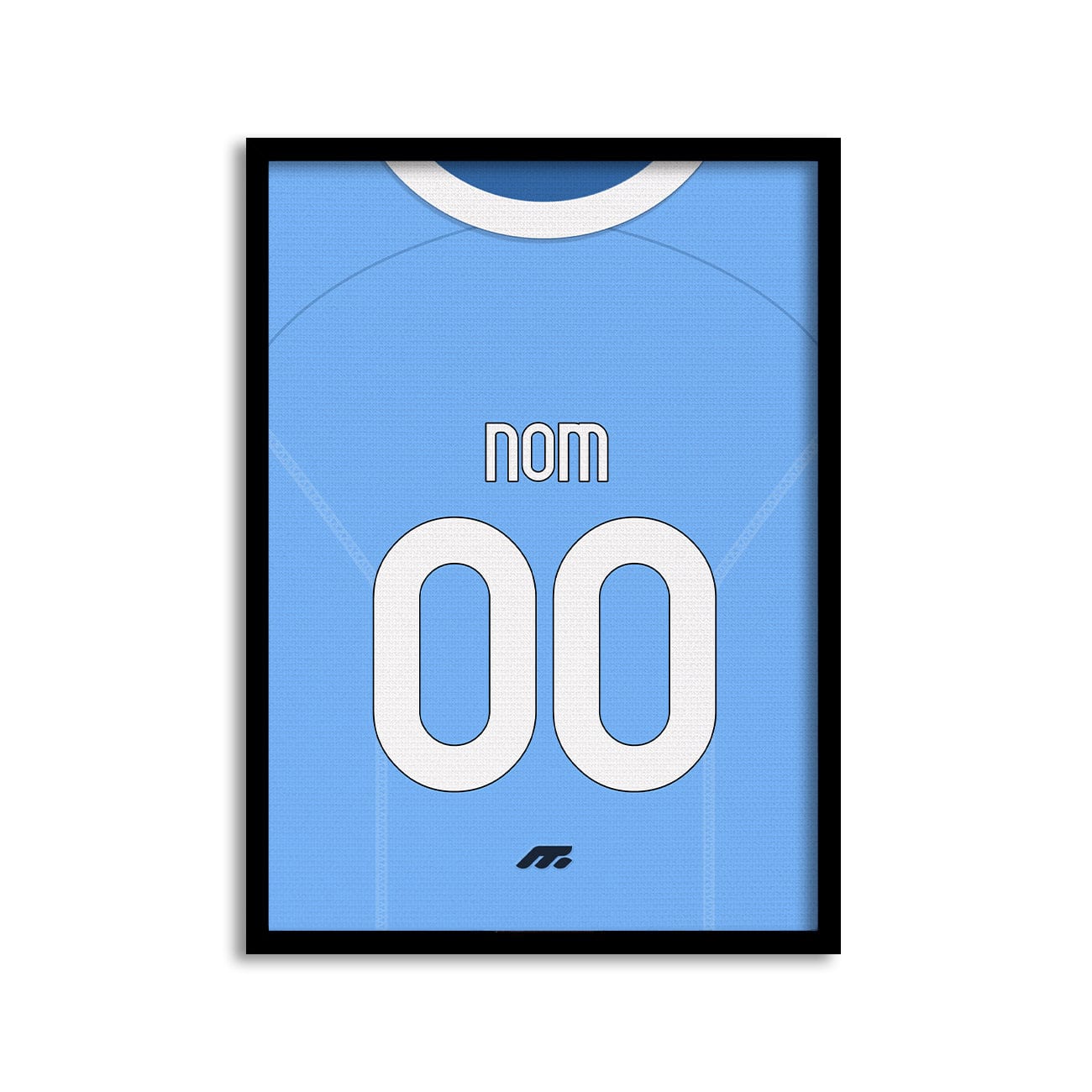 Affiche LAZIO football personnalisable à imprimer