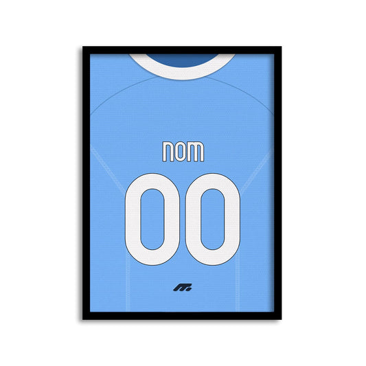 Affiche LAZIO football personnalisable à imprimer