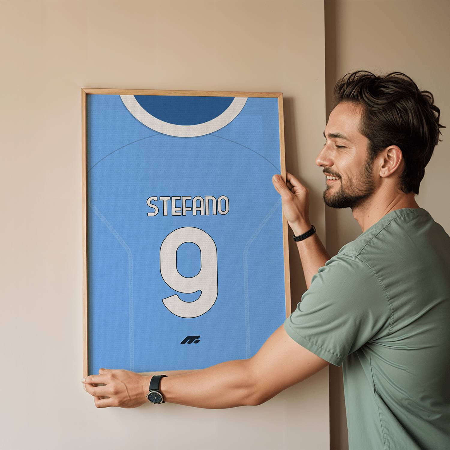 Affiche LAZIO football personnalisable à imprimer