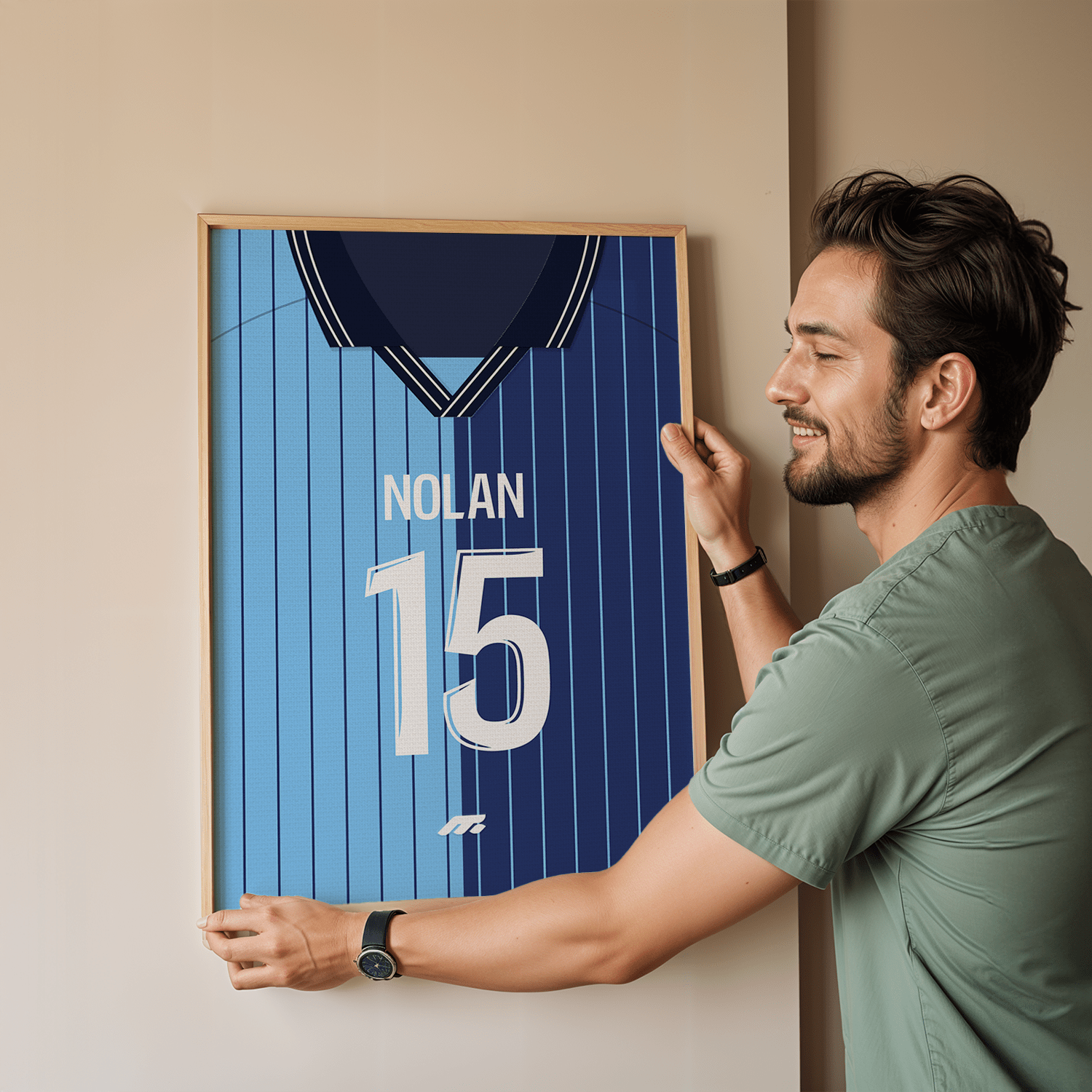 Affiche LE HAVRE football personnalisable à imprimer