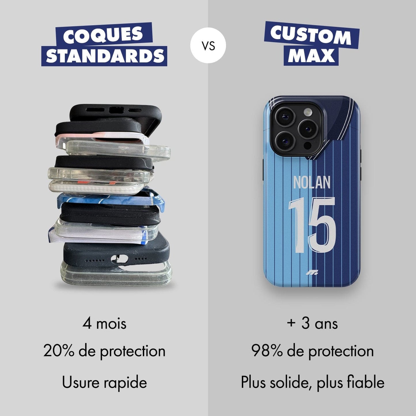 Coque de téléphone LE HAVRE personnalisable pour téléphone
