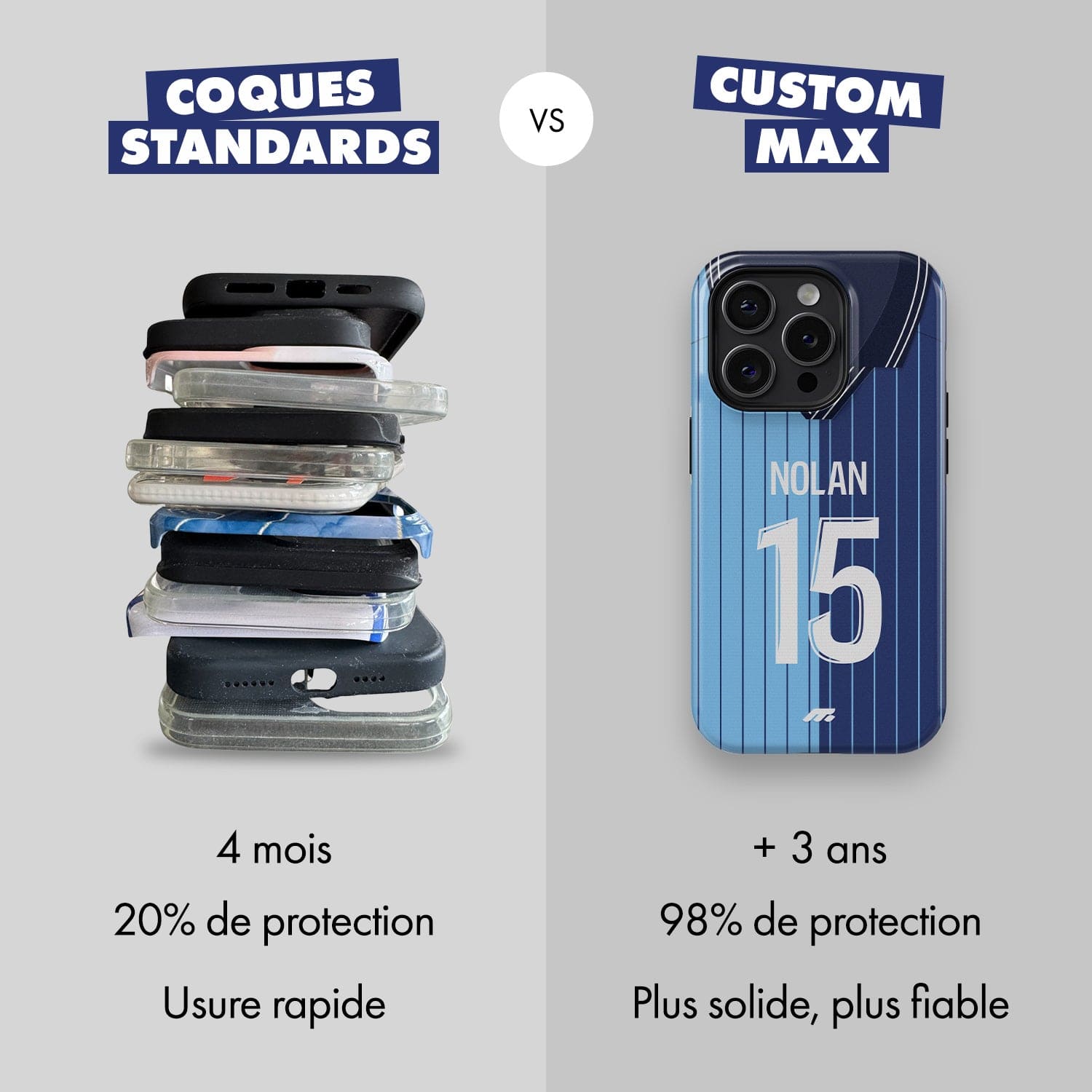 Coque de téléphone LE HAVRE personnalisable pour téléphone