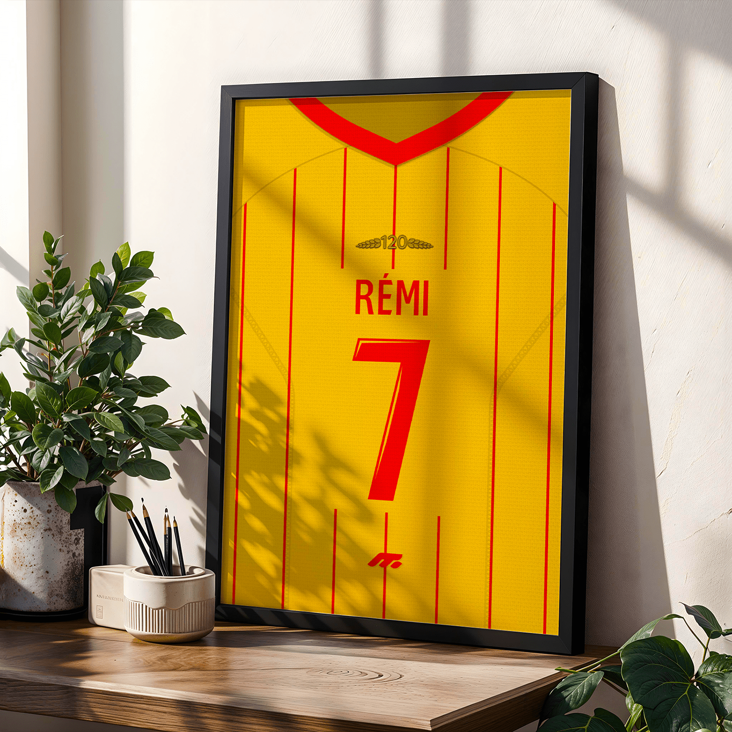 Affiche RC Lens football personnalisable à imprimer