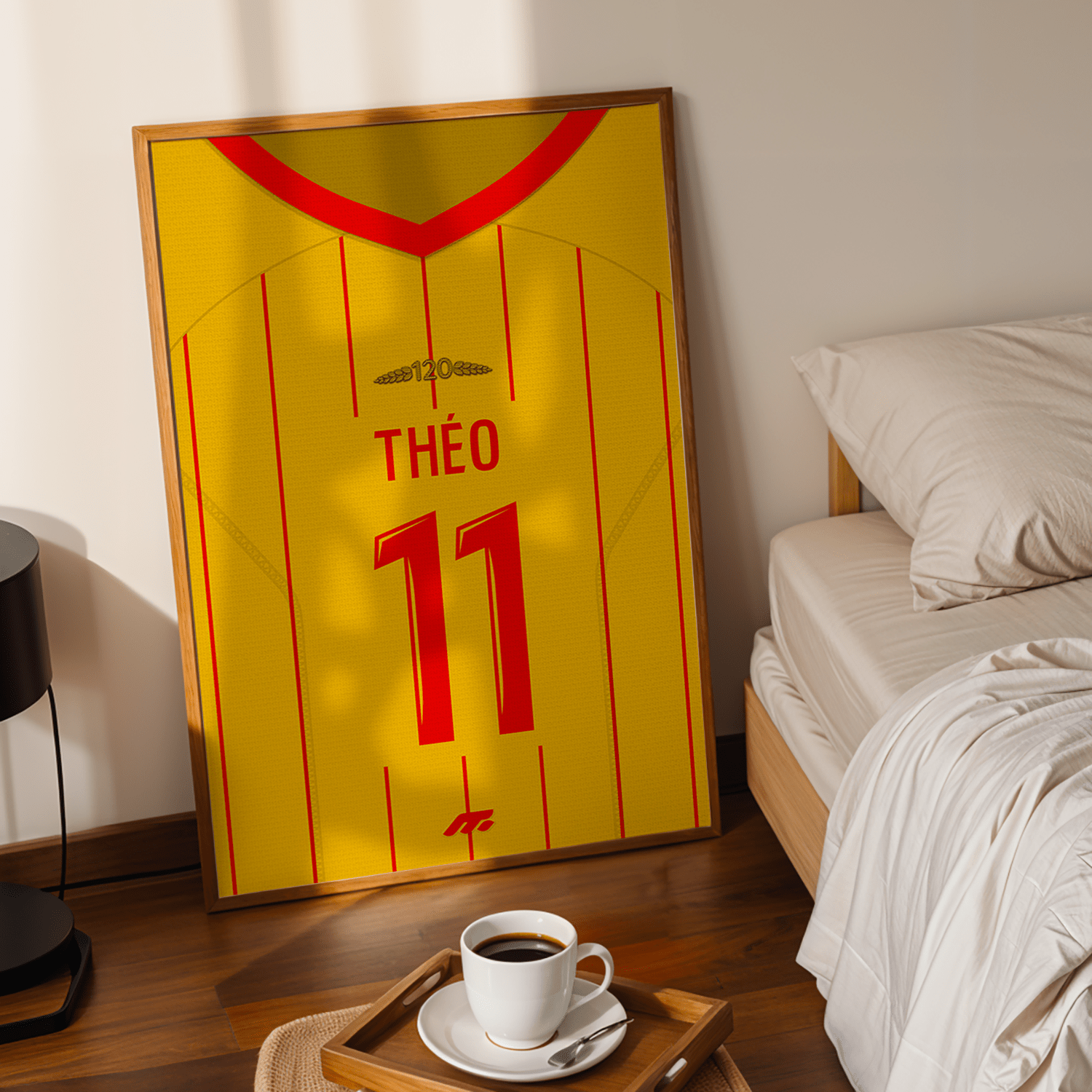 Affiche RC Lens football personnalisable à imprimer