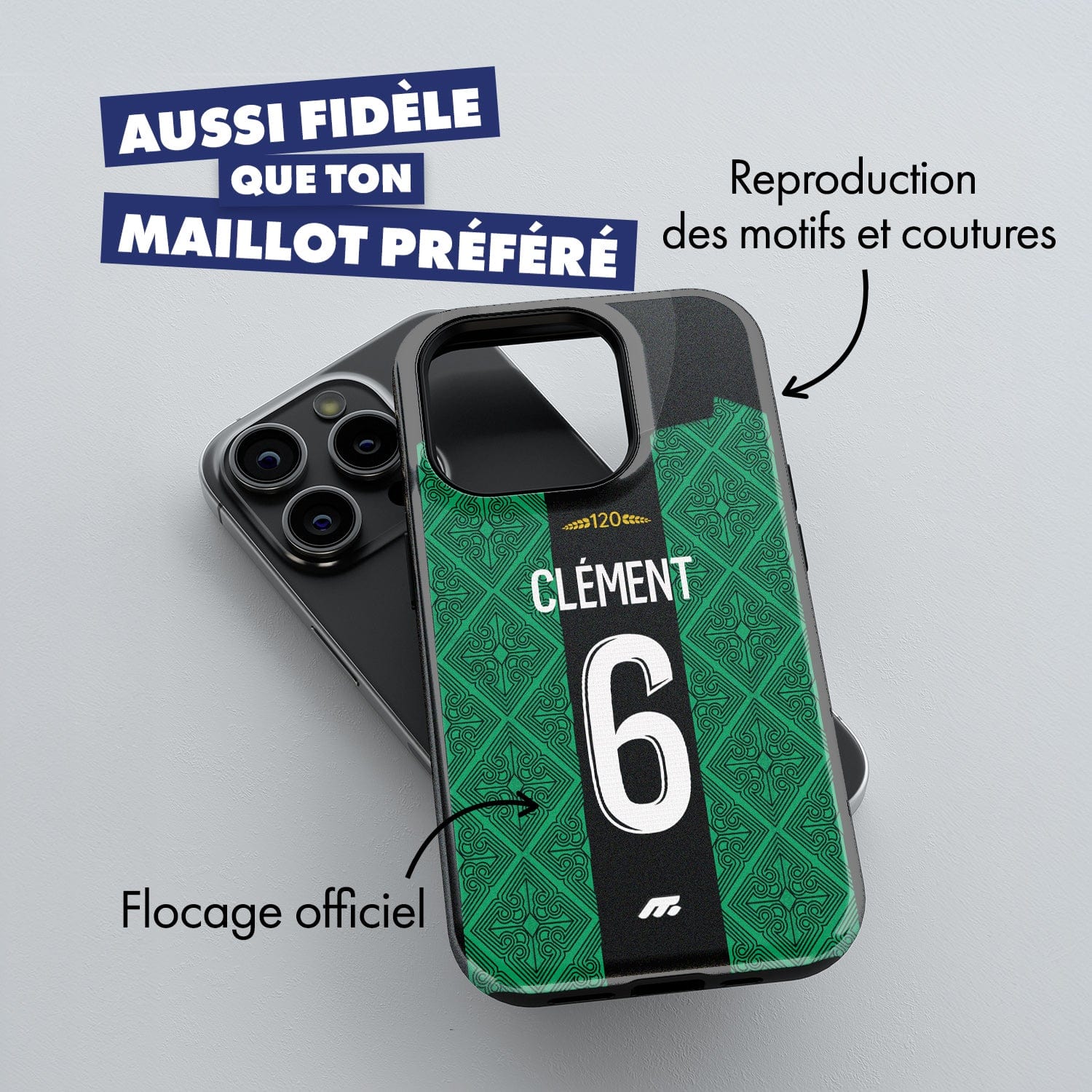 Coque RC Lens football personnalisable pour téléphone