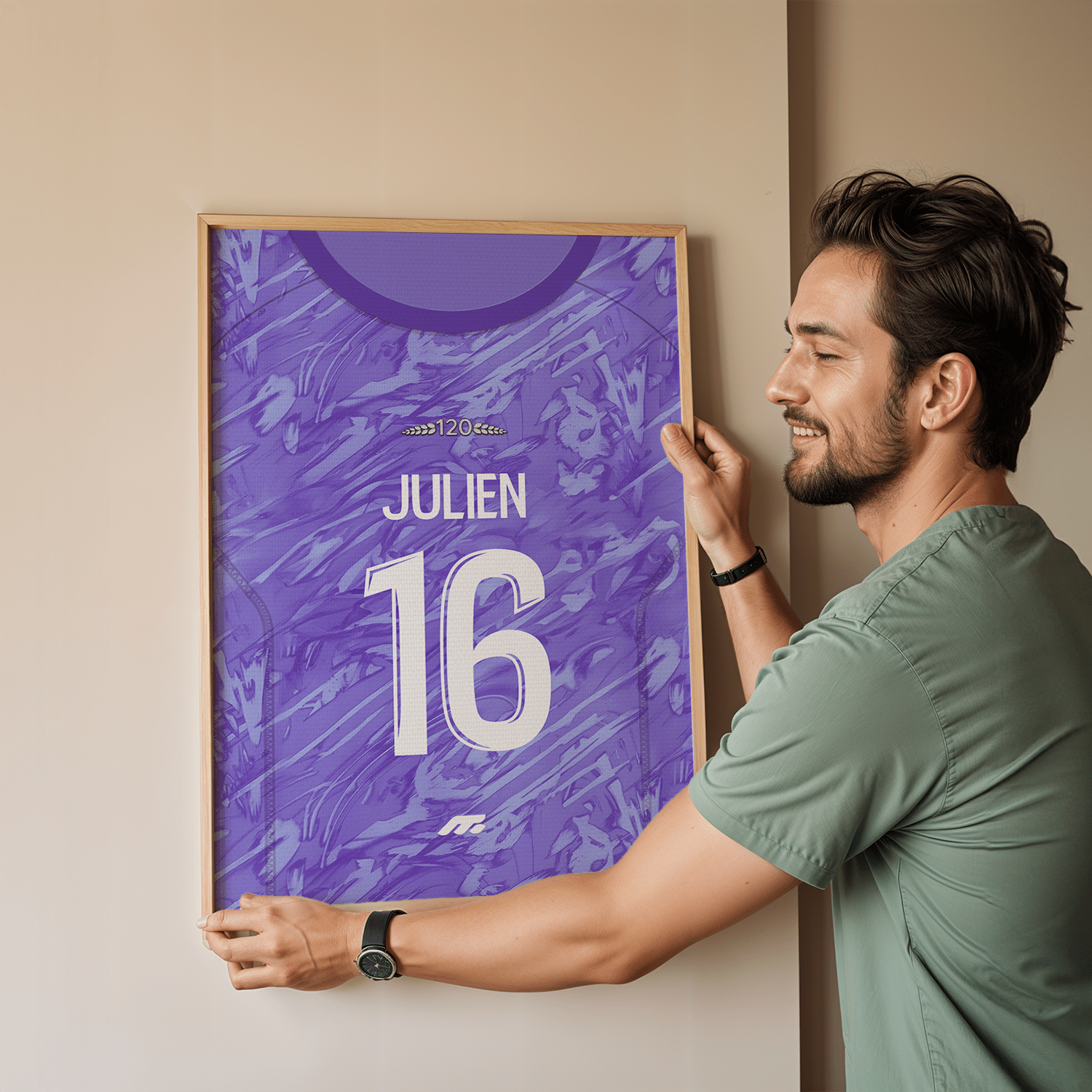 Affiche LENS football personnalisable à imprimer