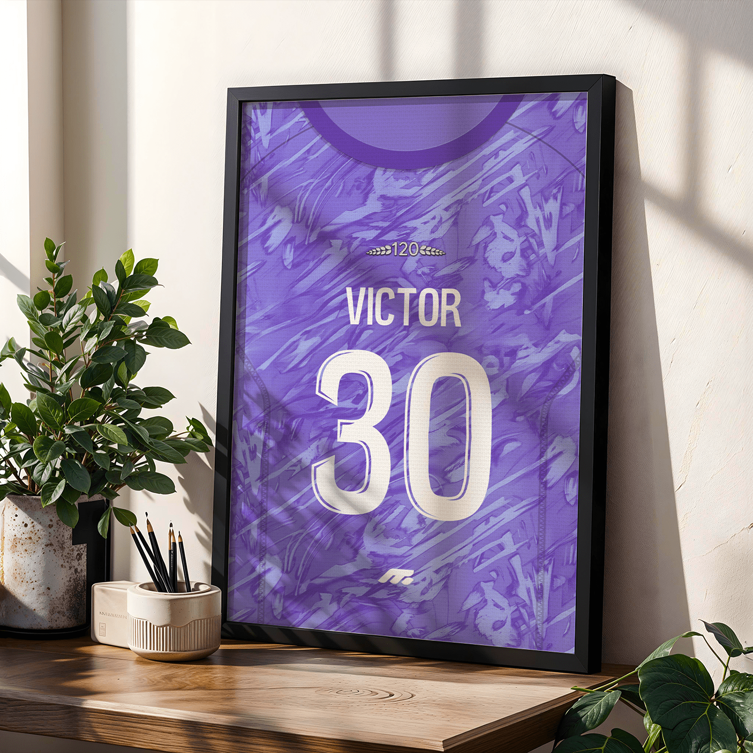 Affiche LENS football personnalisable à imprimer