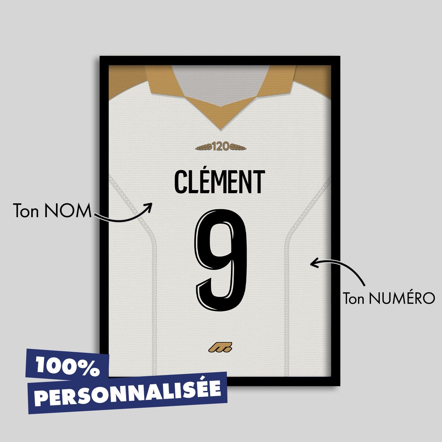 Affiche LENS football personnalisable à imprimer