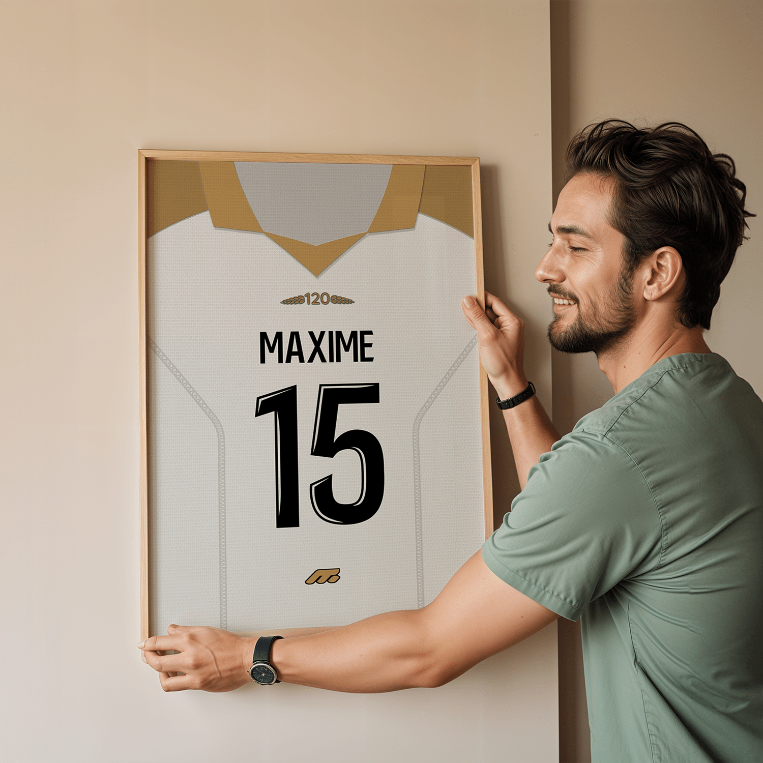 Affiche LENS football personnalisable à imprimer