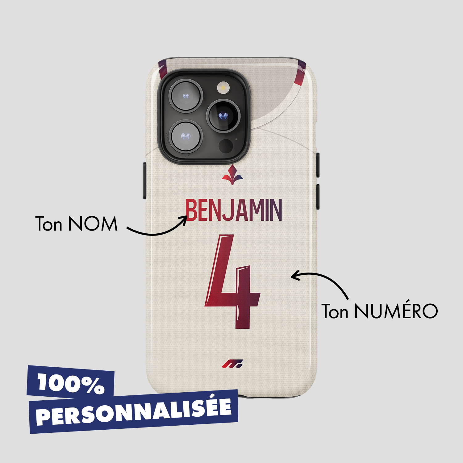 Coque de téléphone LILLE personnalisable pour téléphone