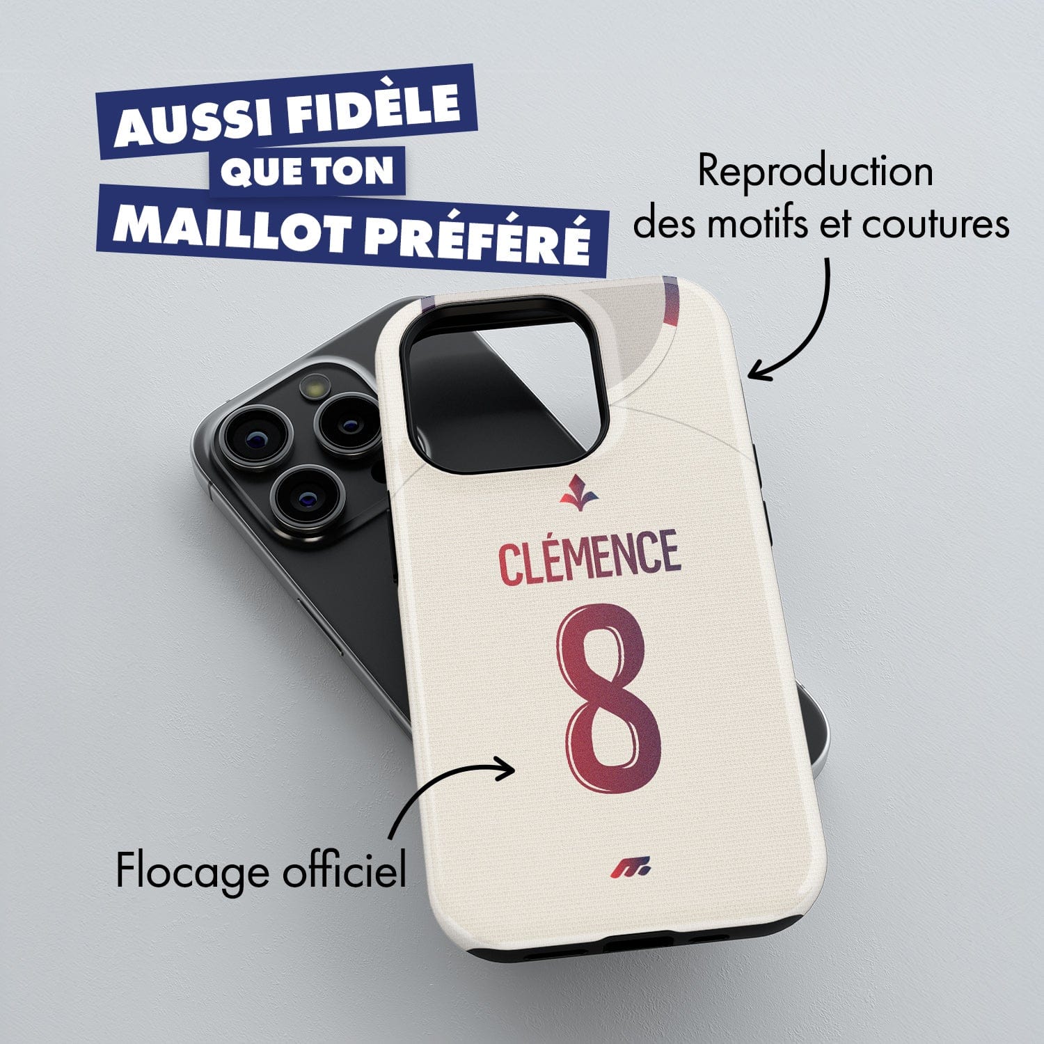 Coque de téléphone LILLE personnalisable pour téléphone