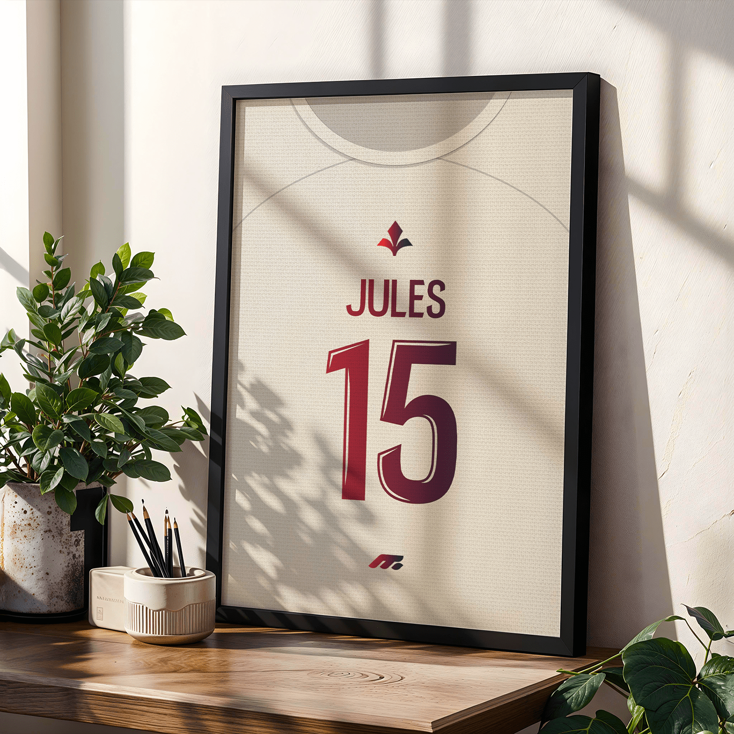 Affiche LILLE football personnalisable à imprimer