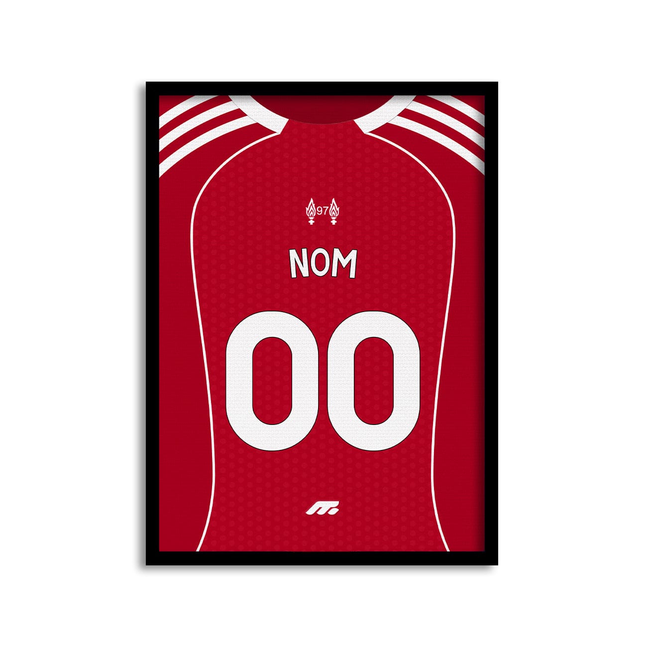 Affiche Liverpool FC football personnalisable à imprimer