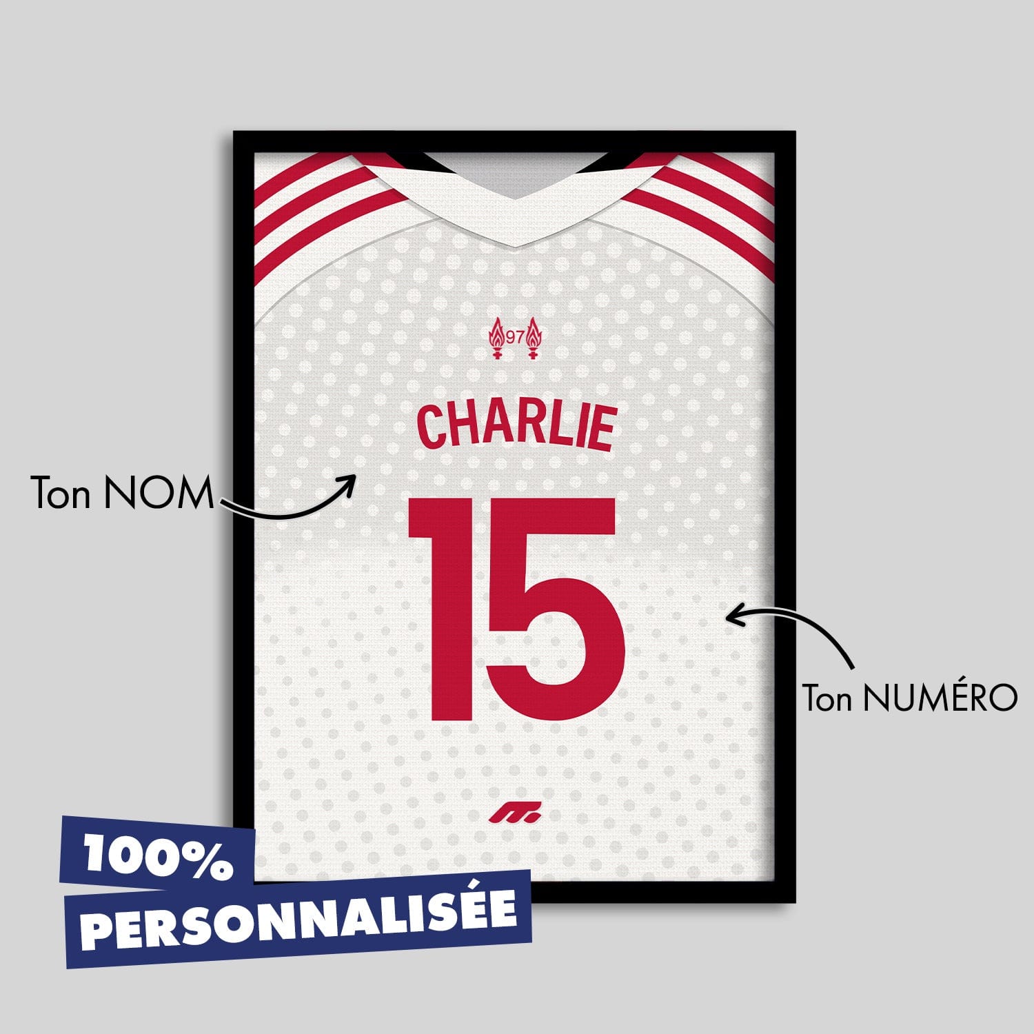 Affiche LIVERPOOL football personnalisable à imprimer