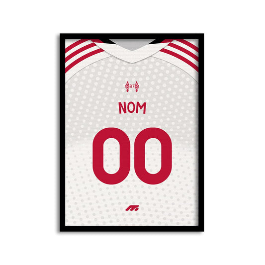 Affiche LIVERPOOL football personnalisable à imprimer