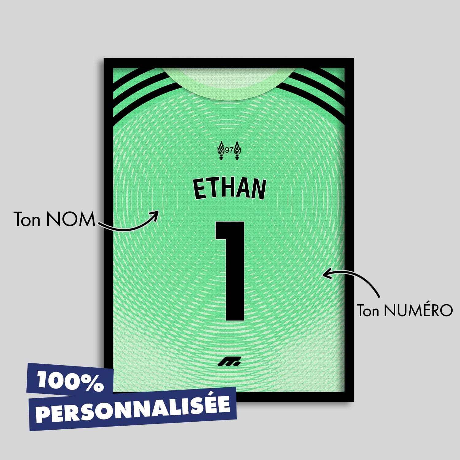 Affiche LIVERPOOL football personnalisable à imprimer