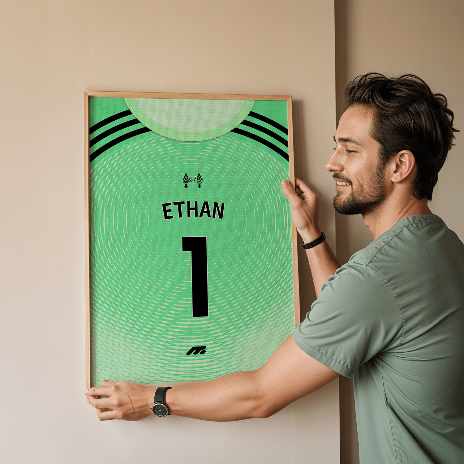 Affiche LIVERPOOL football personnalisable à imprimer