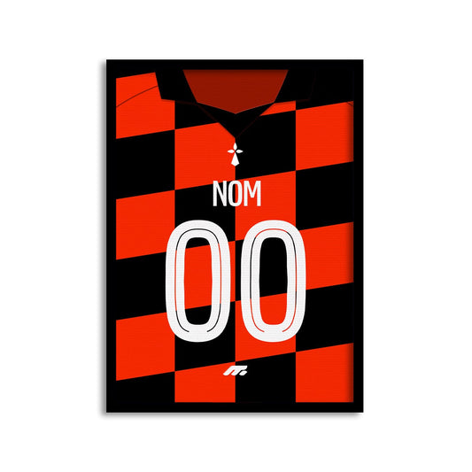 Affiche AUXERRE football personnalisable à imprimer