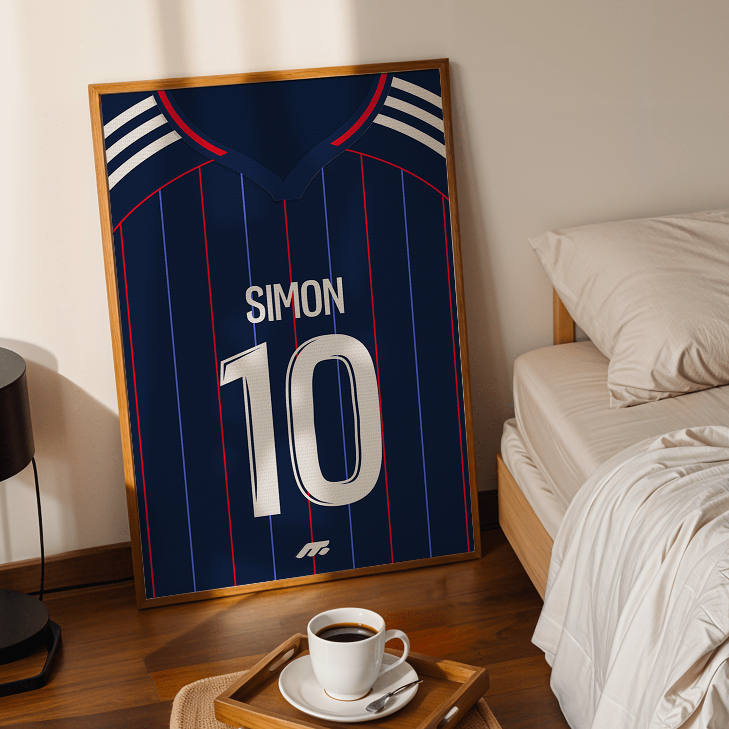 Affiche Olympique lyonnais football personnalisable à imprimer