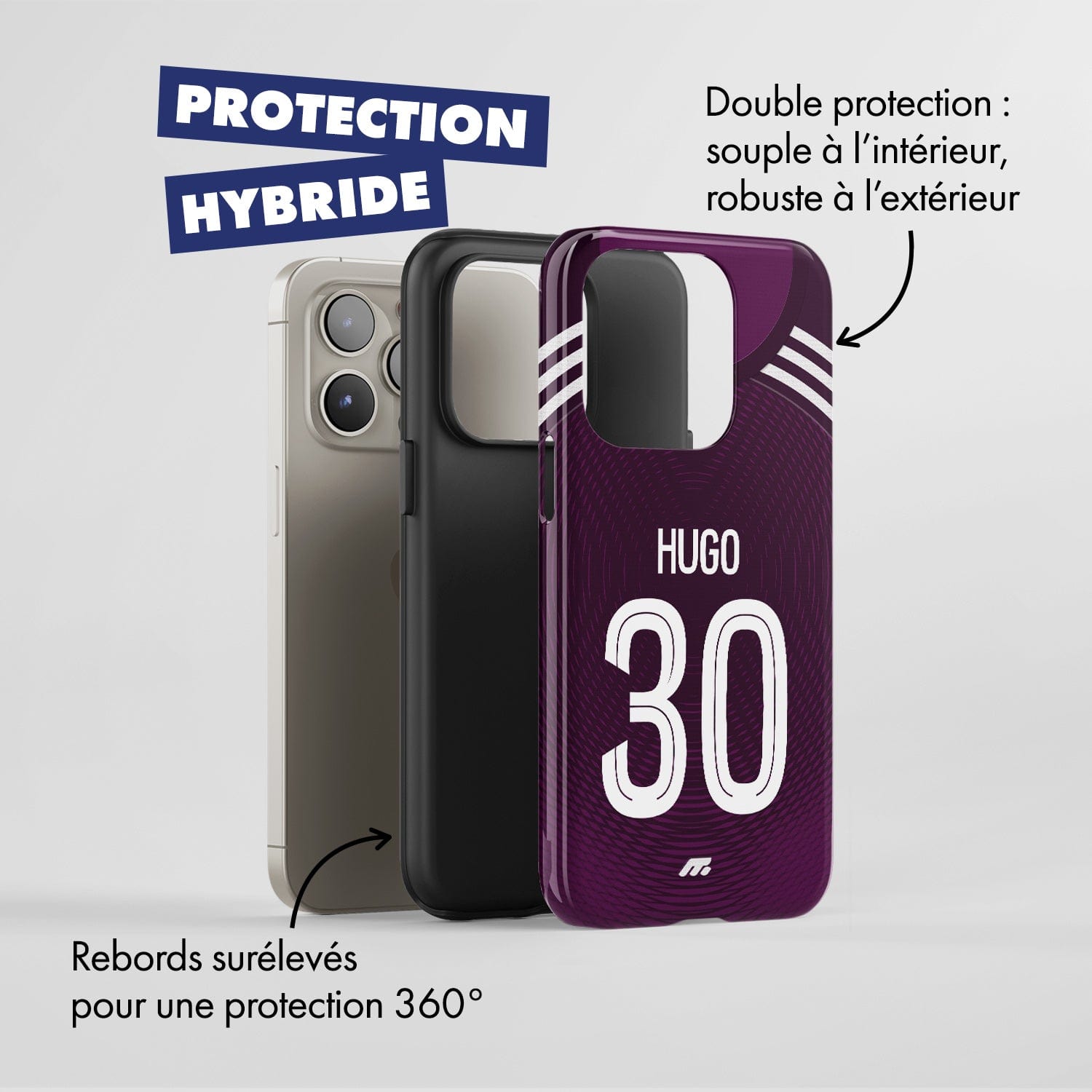 Coque de téléphone LYON personnalisable pour téléphone