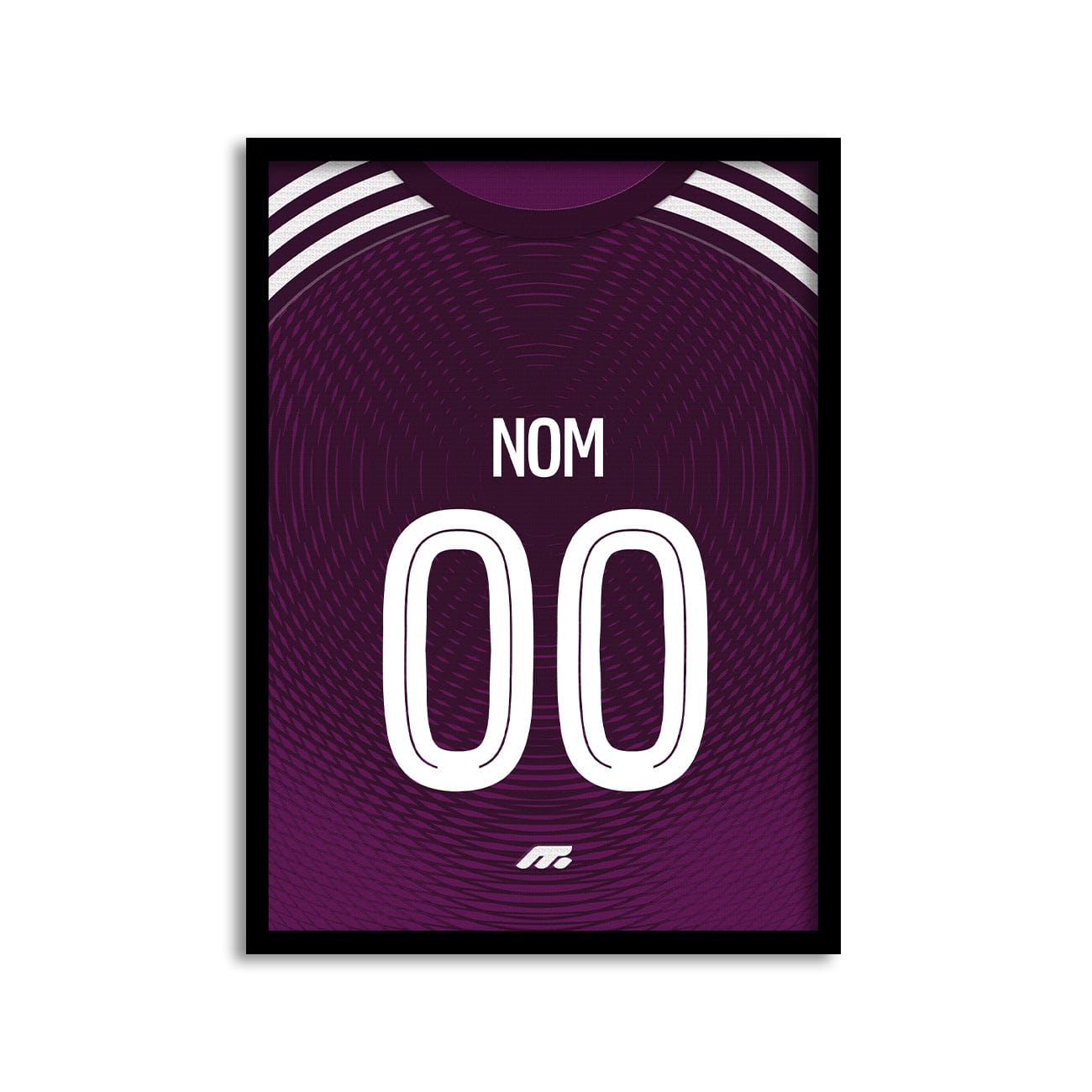 Affiche LYON football personnalisable à imprimer