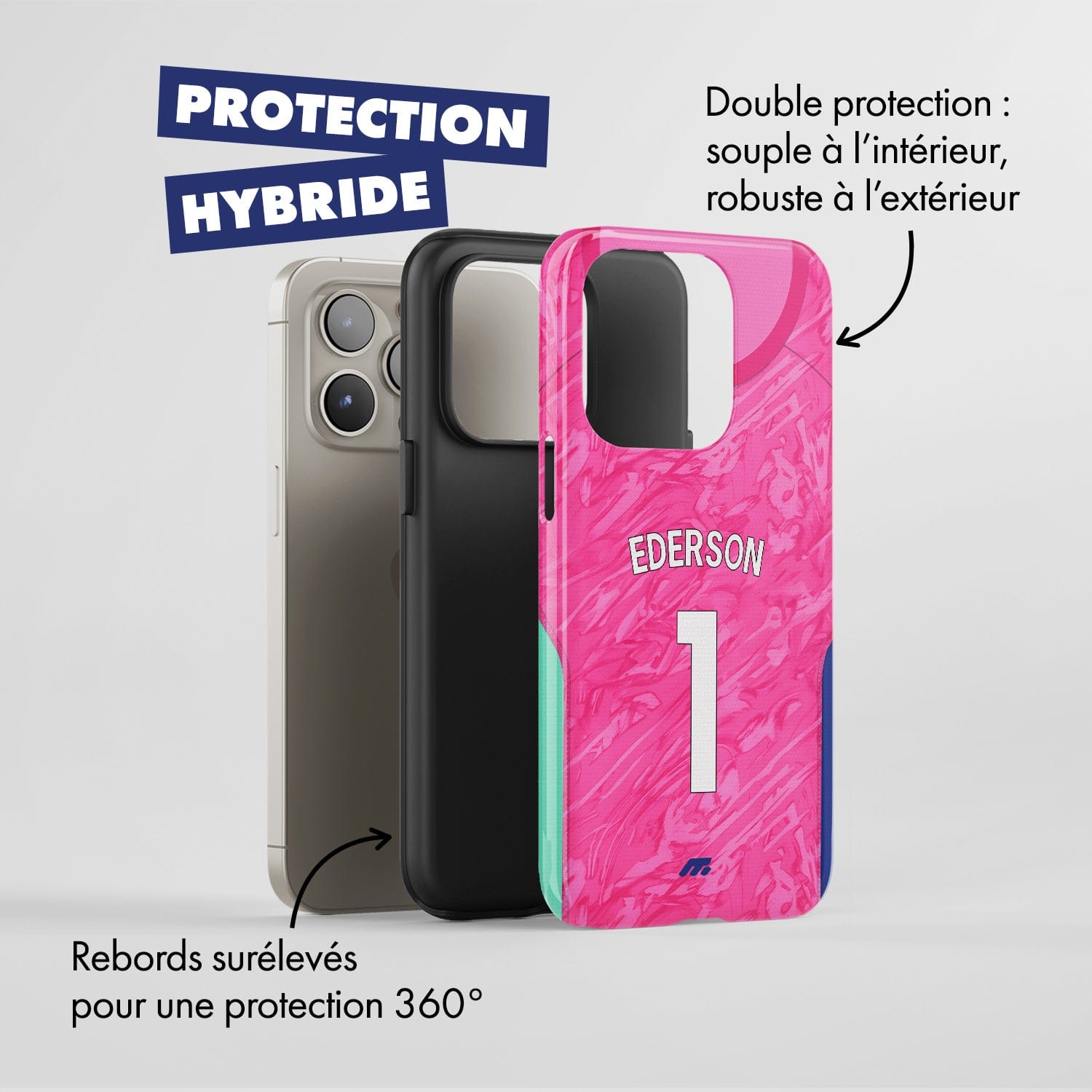 Coque Manchester City football personnalisable pour téléphone