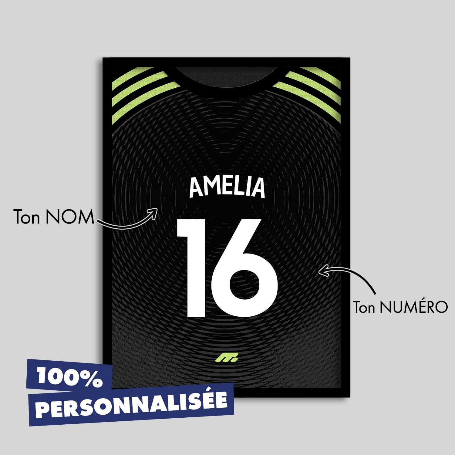 Affiche Manchester United football personnalisable à imprimer