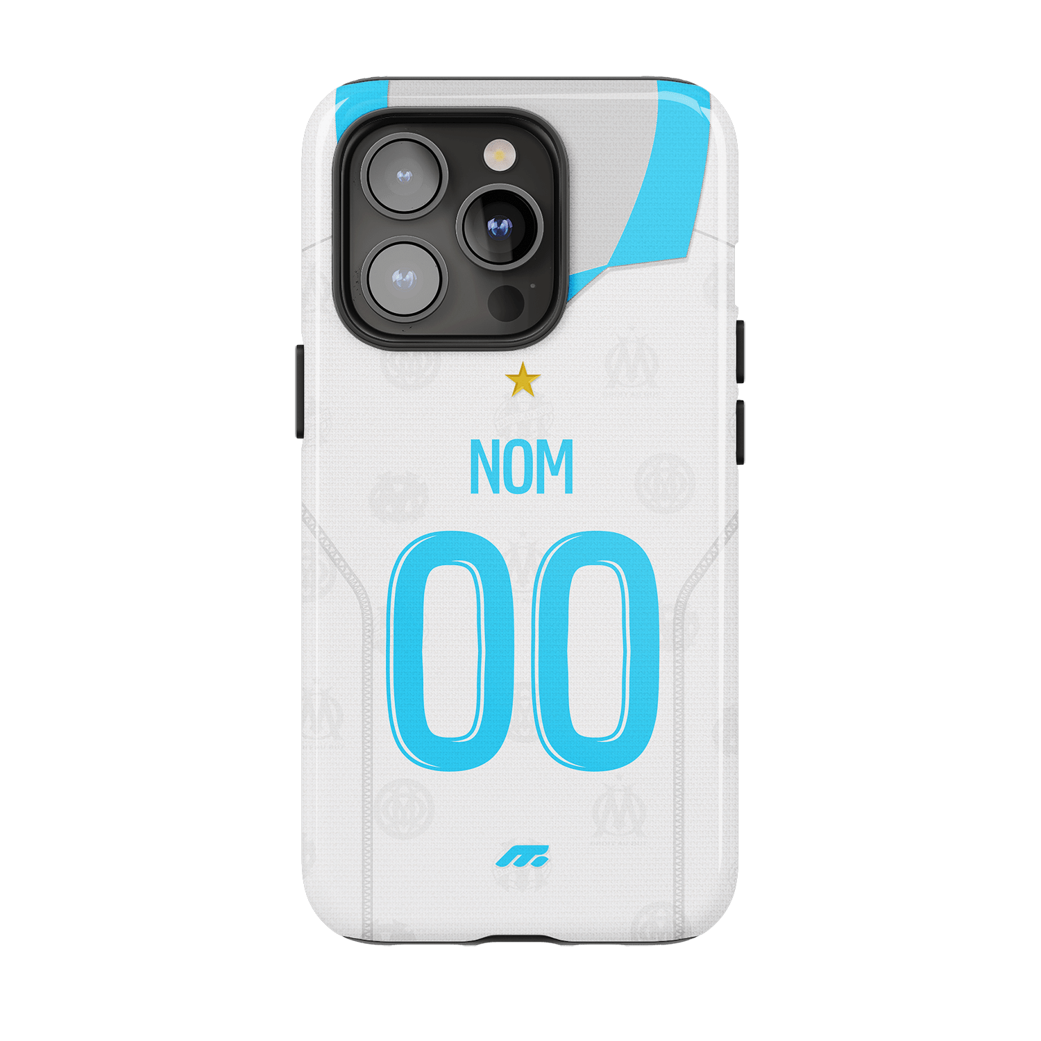 Coque Olympique de Marseille football personnalisable pour téléphone