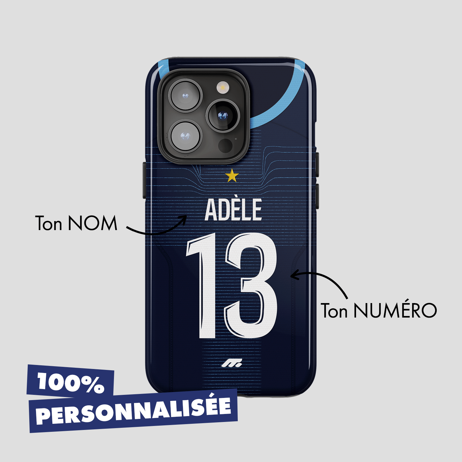 Coque Olympique de Marseille football personnalisable pour téléphone