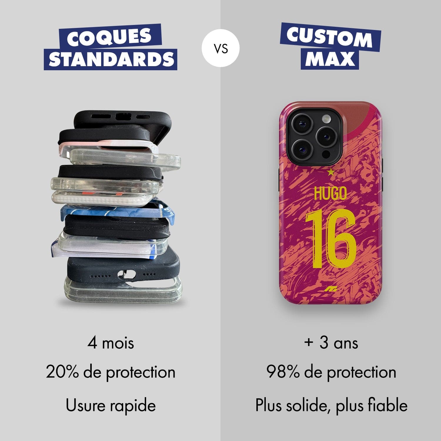 Coque de téléphone NANTES personnalisable pour téléphone