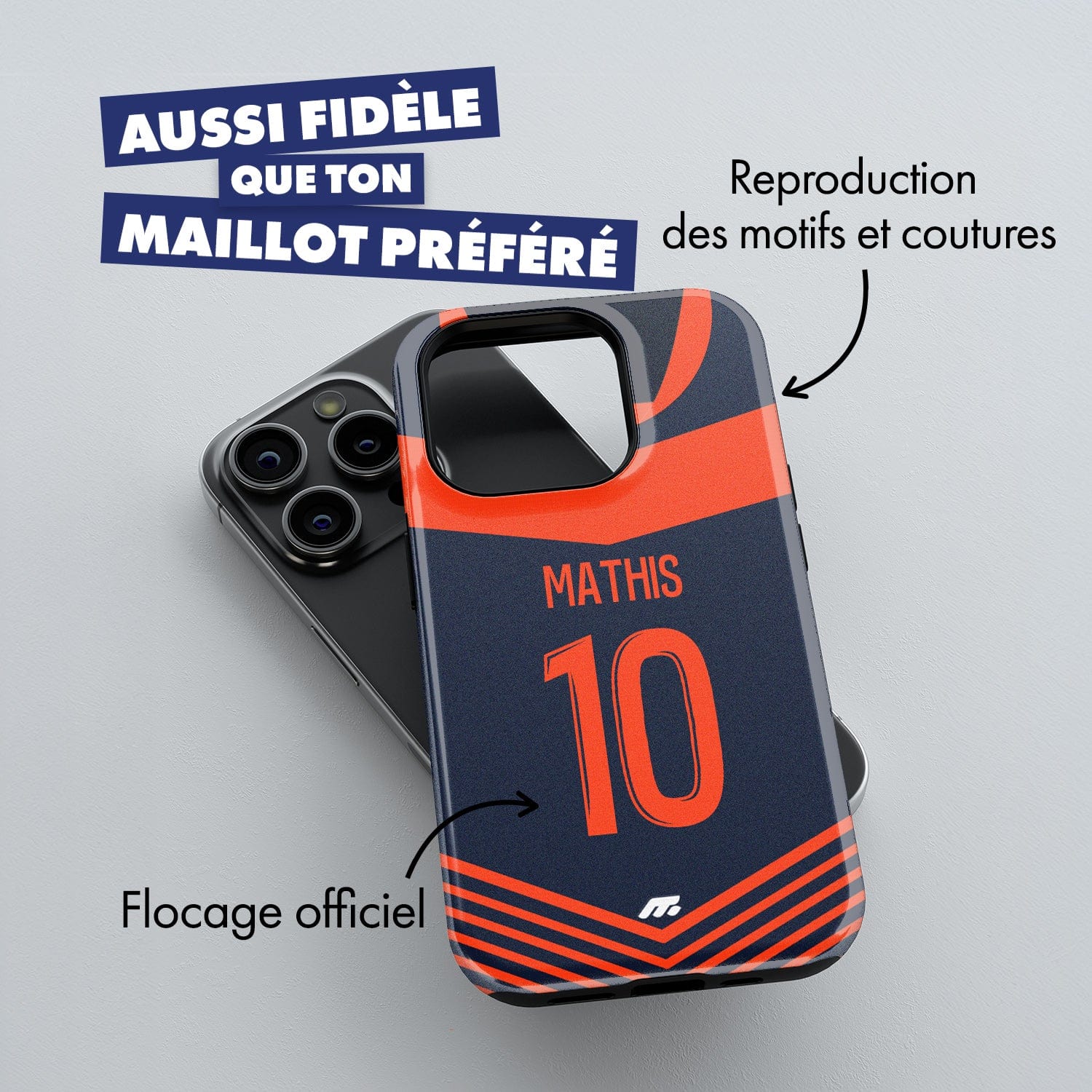 Coque Montpellier Hérault SC football personnalisable pour téléphone - iPhone, Samsung, Google, Xiaomi, Oppo