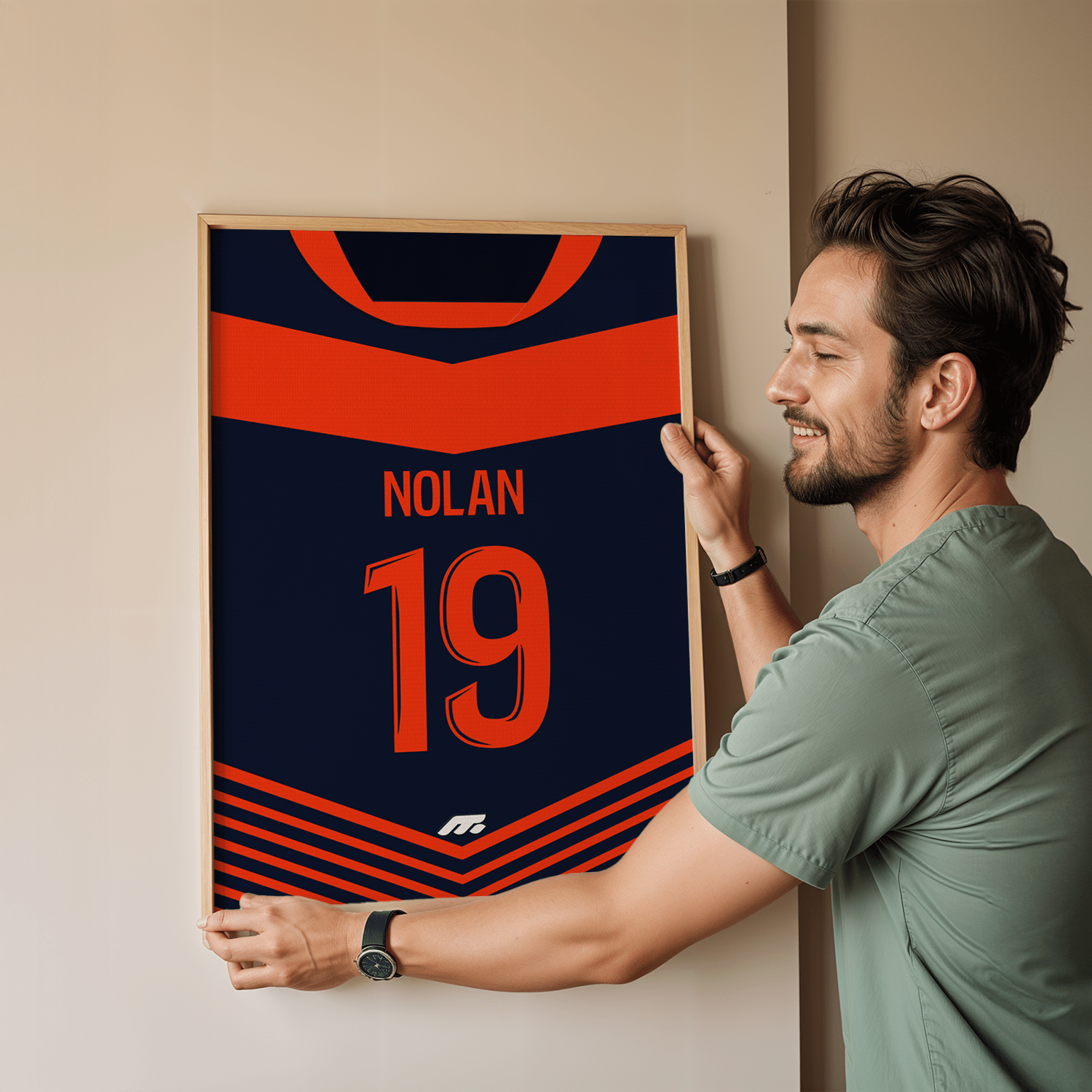Affiche MONTPELLIER football personnalisable à imprimer