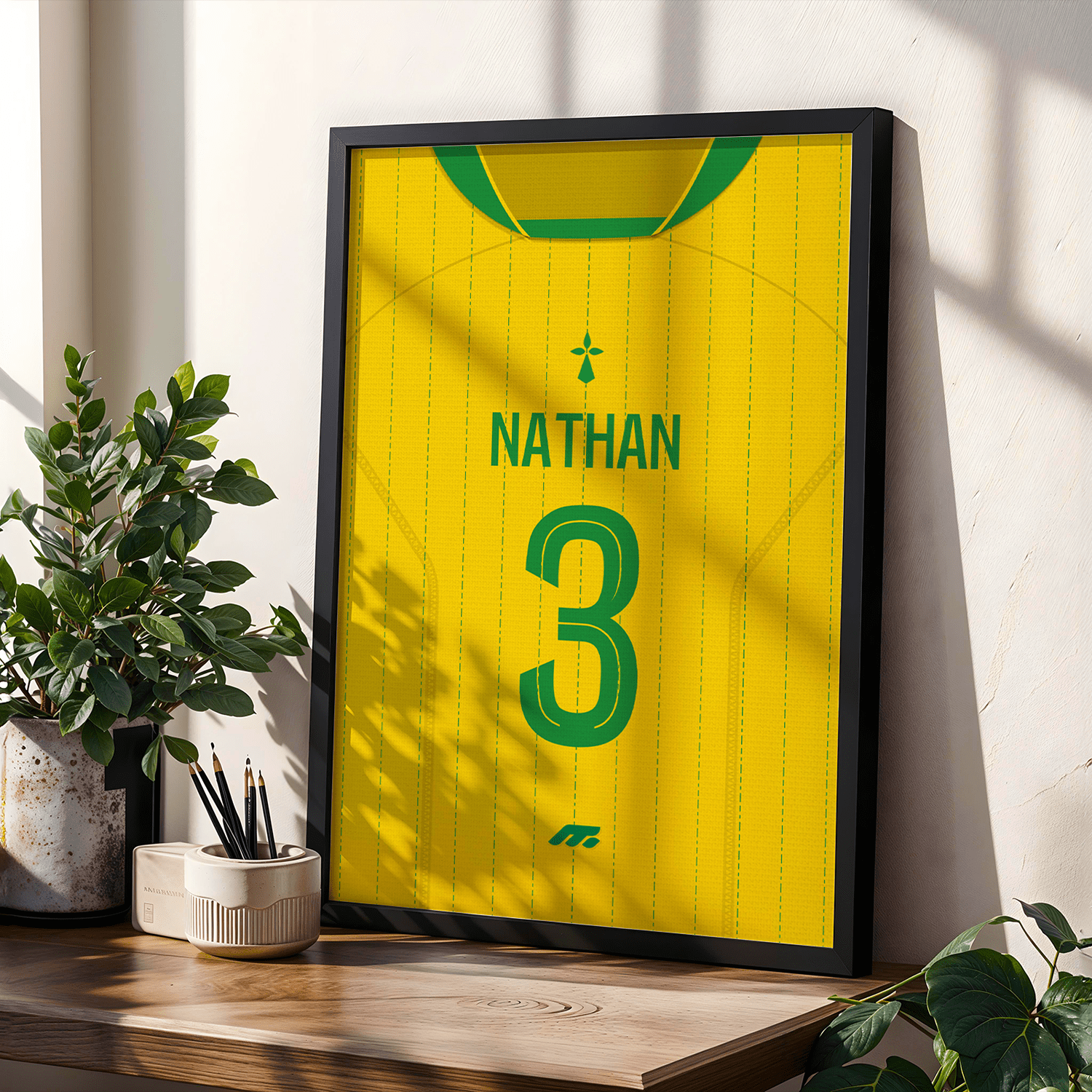 Affiche FC Nantes football personnalisable à imprimer