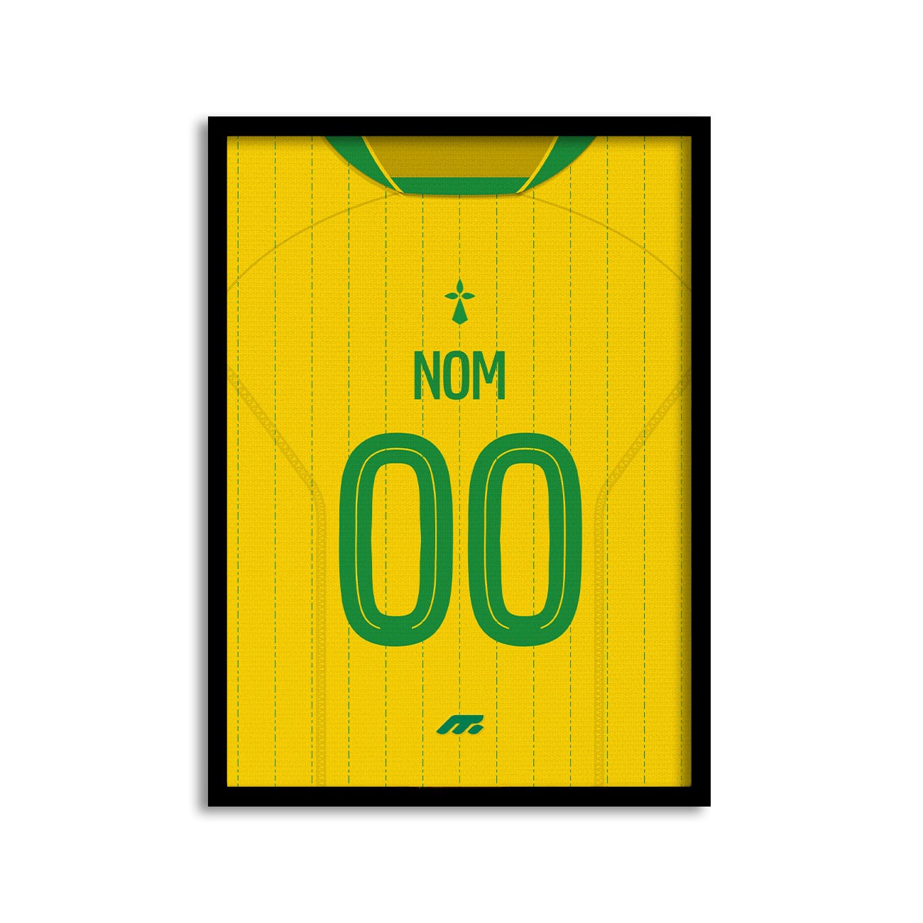 Affiche FC Nantes football personnalisable à imprimer