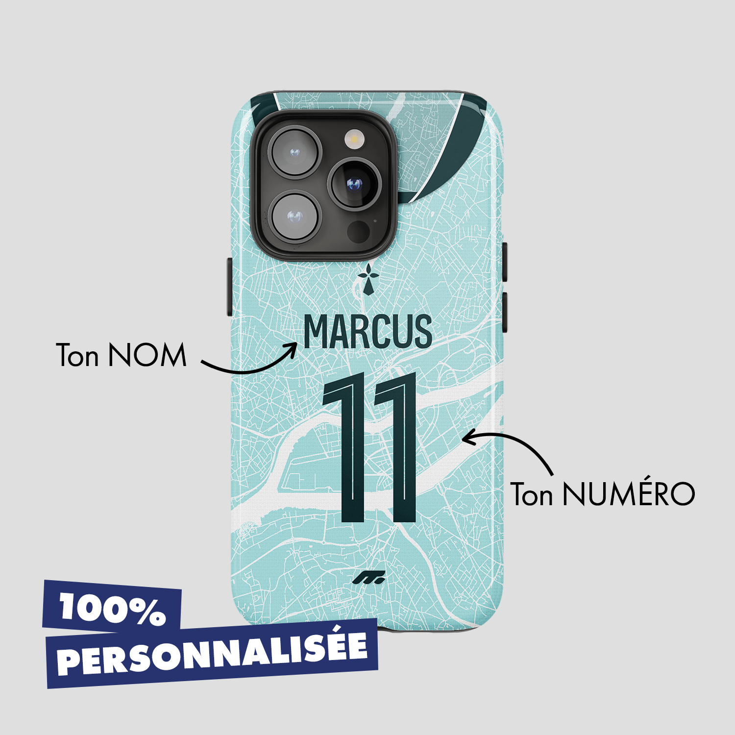 Coque de téléphone NANTES personnalisable pour téléphone