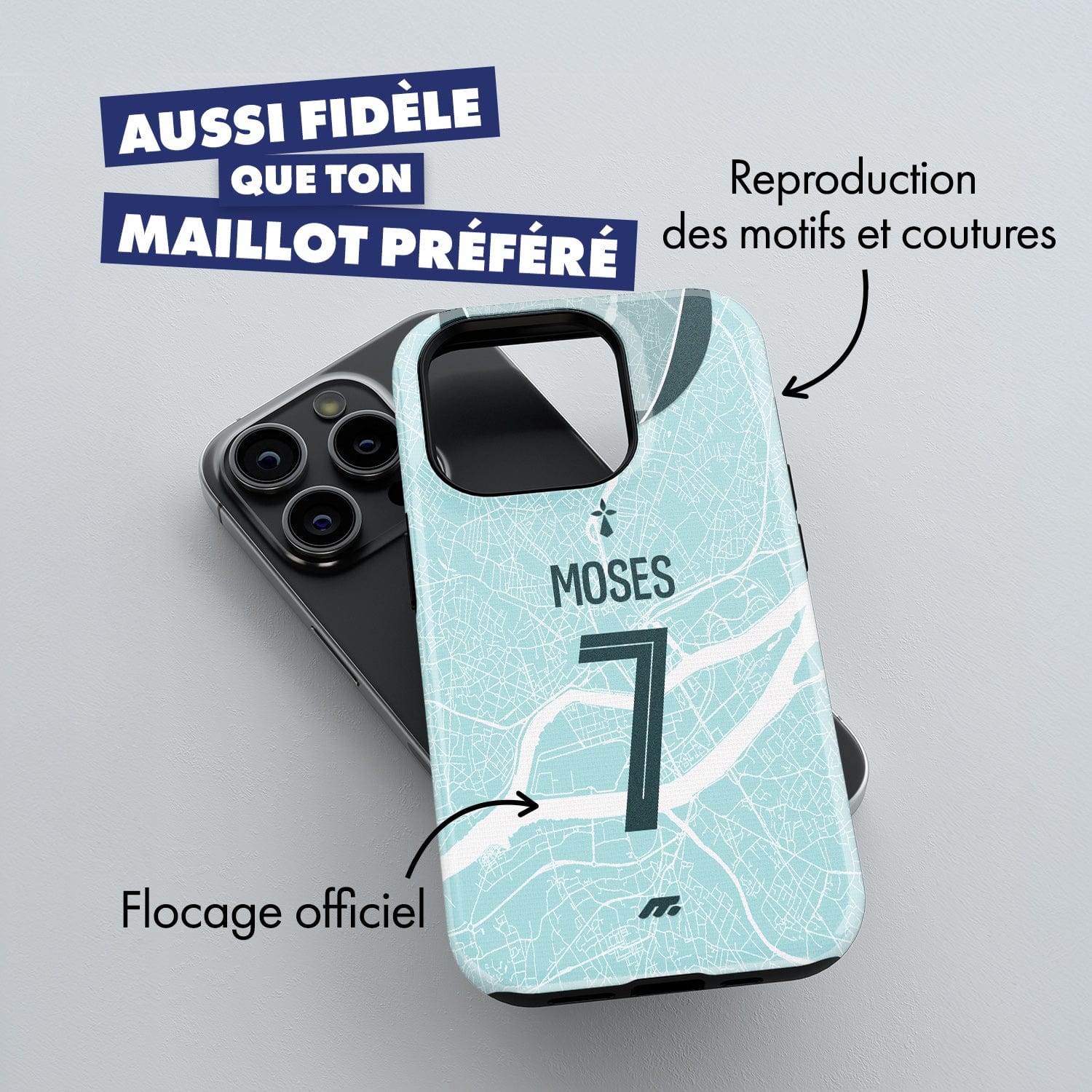Coque de téléphone NANTES personnalisable pour téléphone