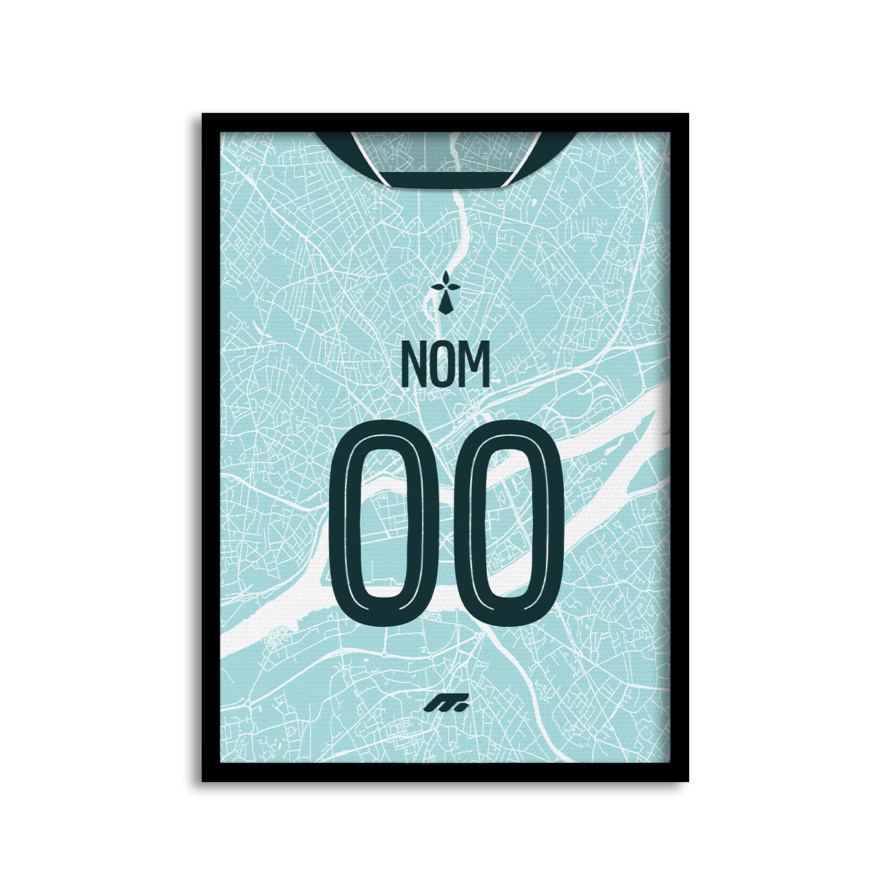 Affiche NANTES football personnalisable à imprimer