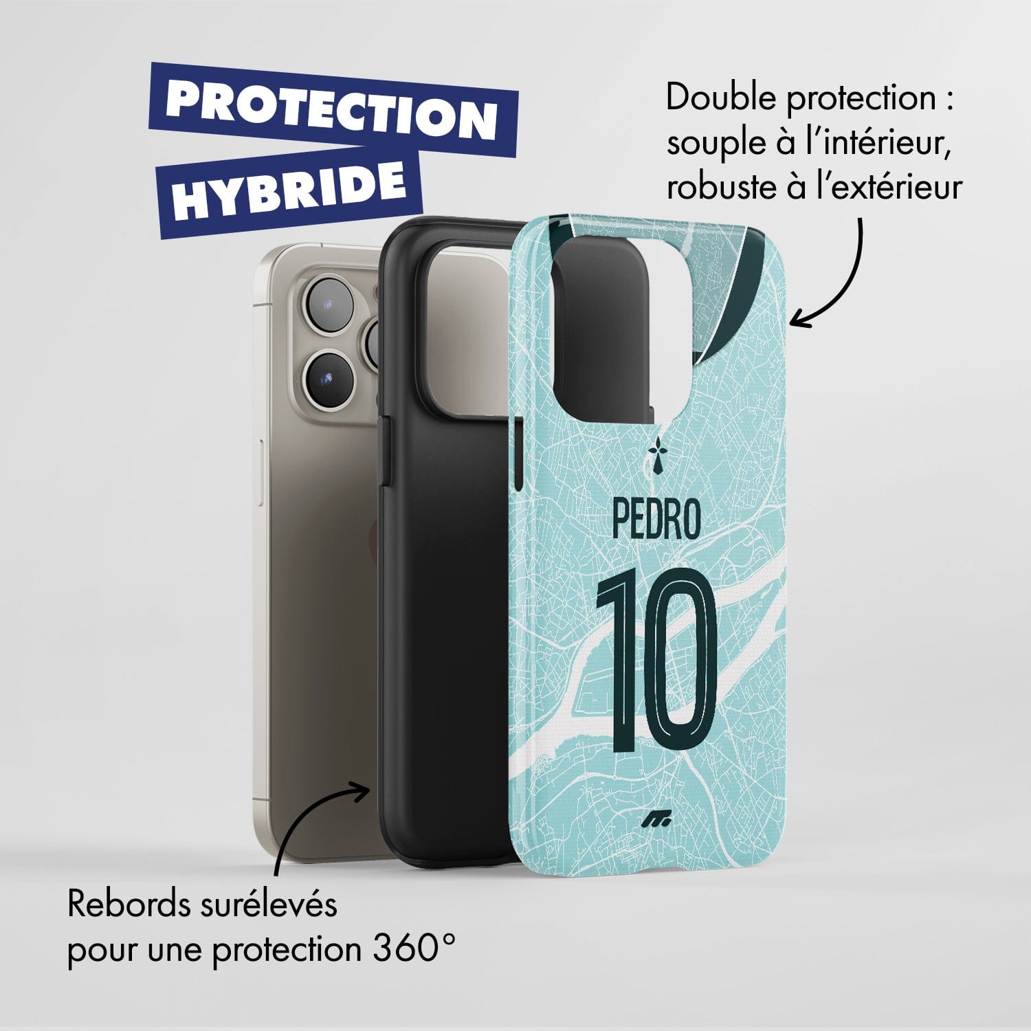 Coque de téléphone NANTES personnalisable pour téléphone