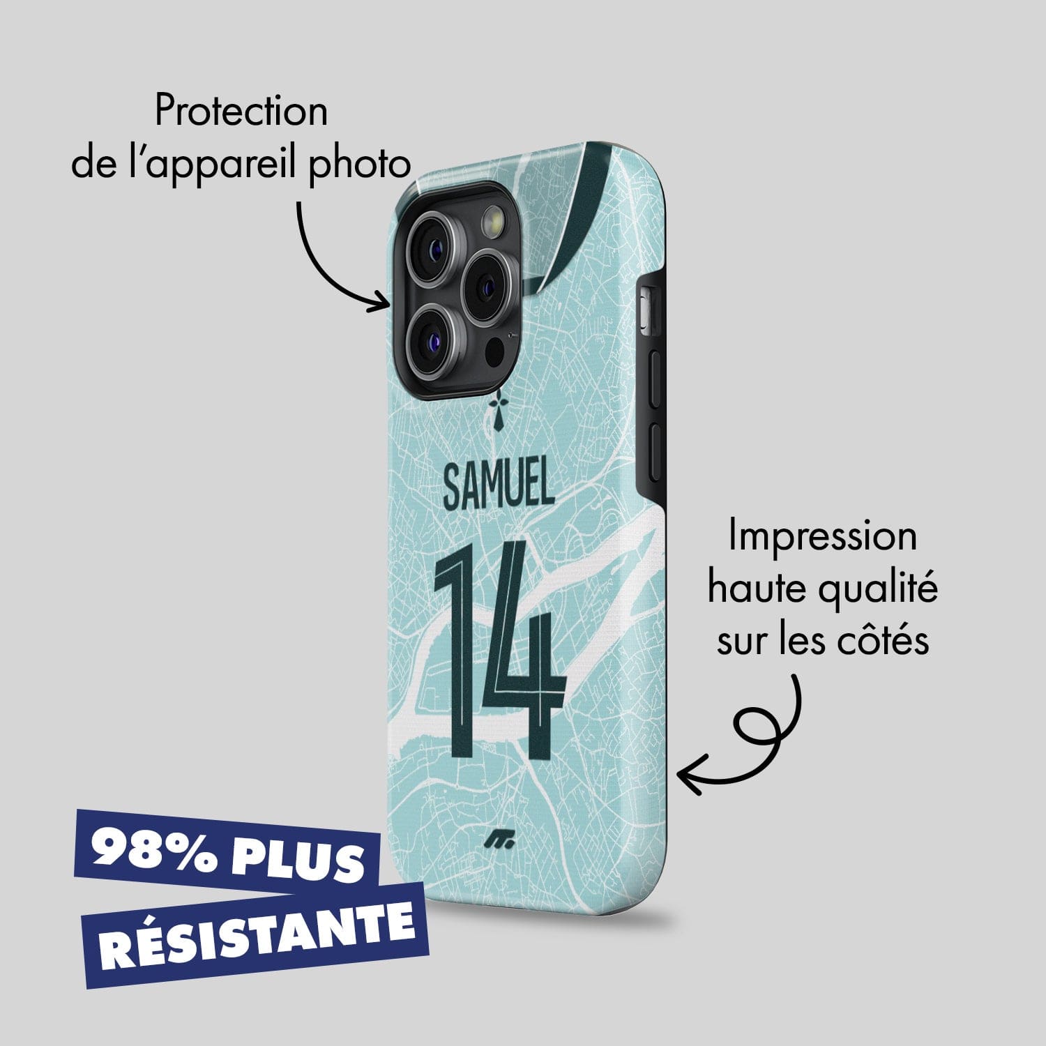Coque de téléphone NANTES personnalisable pour téléphone