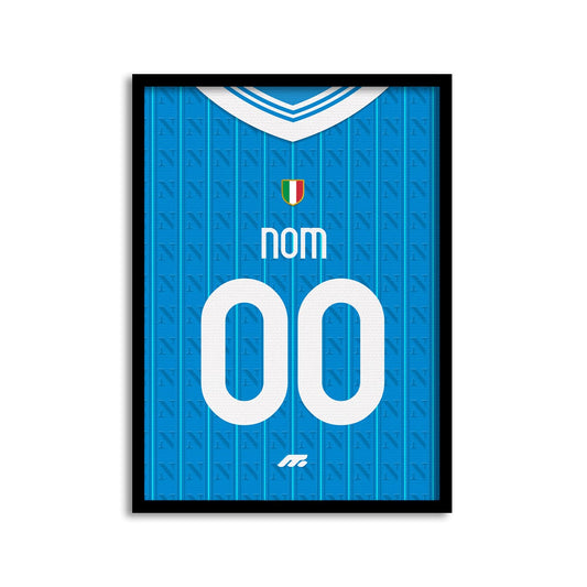 Affiche NAPOLI football personnalisable à imprimer