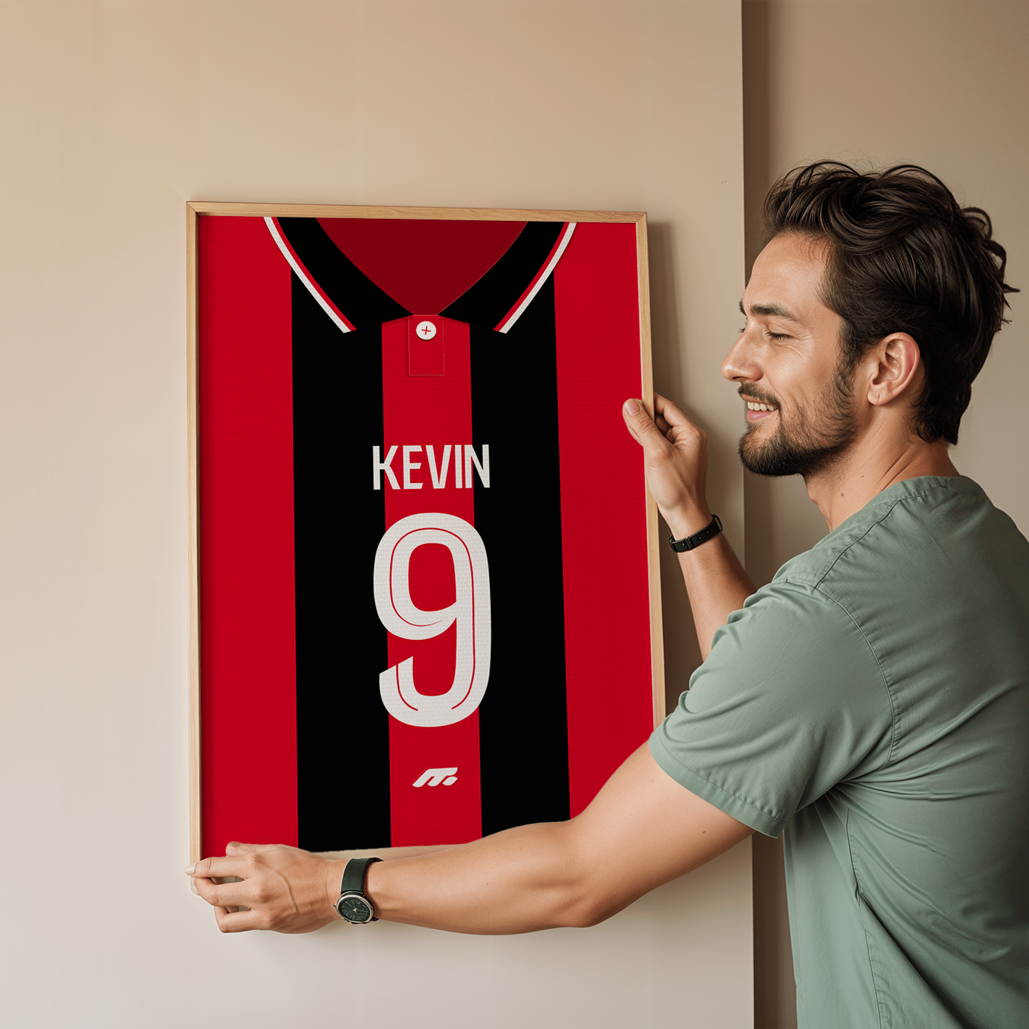 Affiche OGC Nice football personnalisable à imprimer