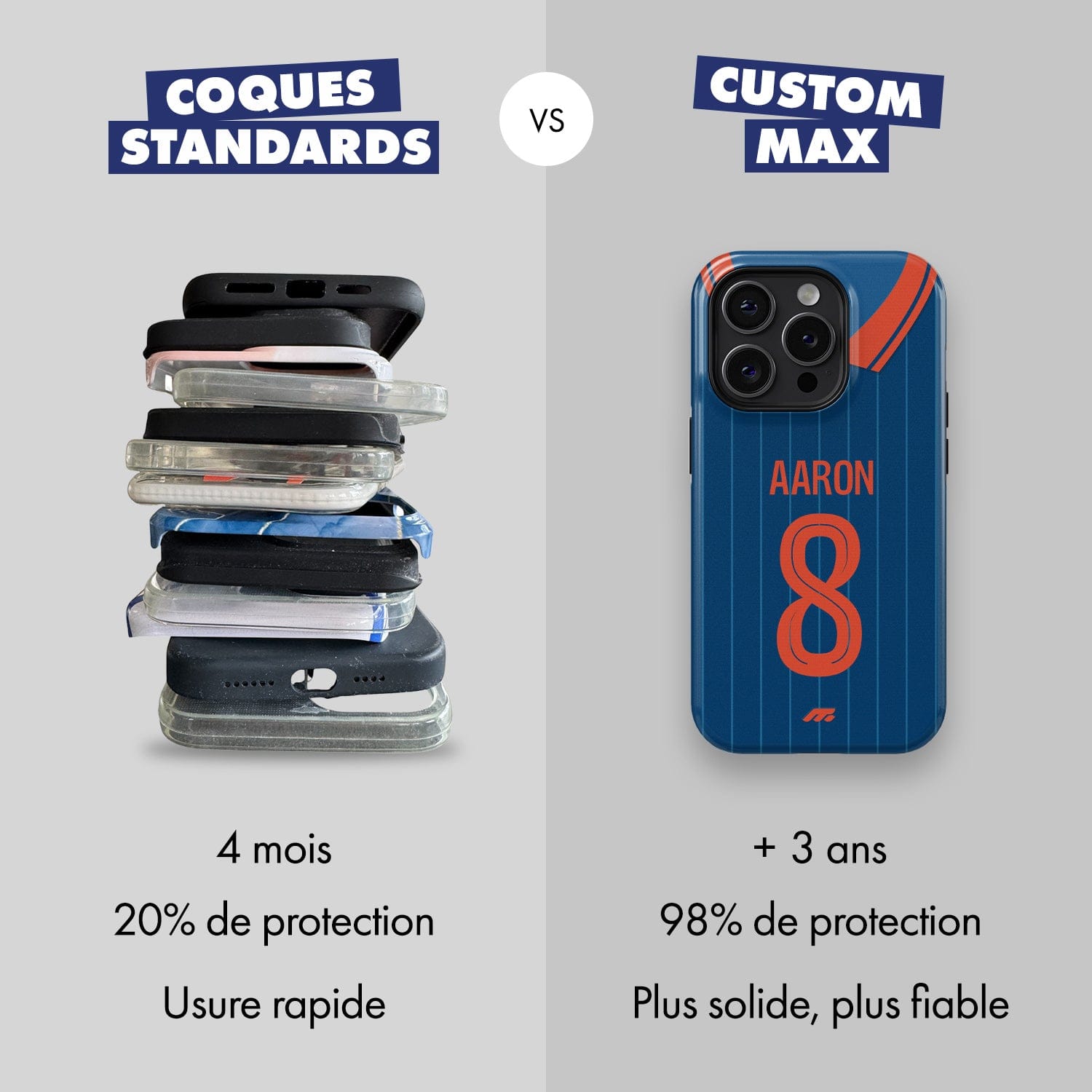Coque de téléphone NICE personnalisable pour téléphone